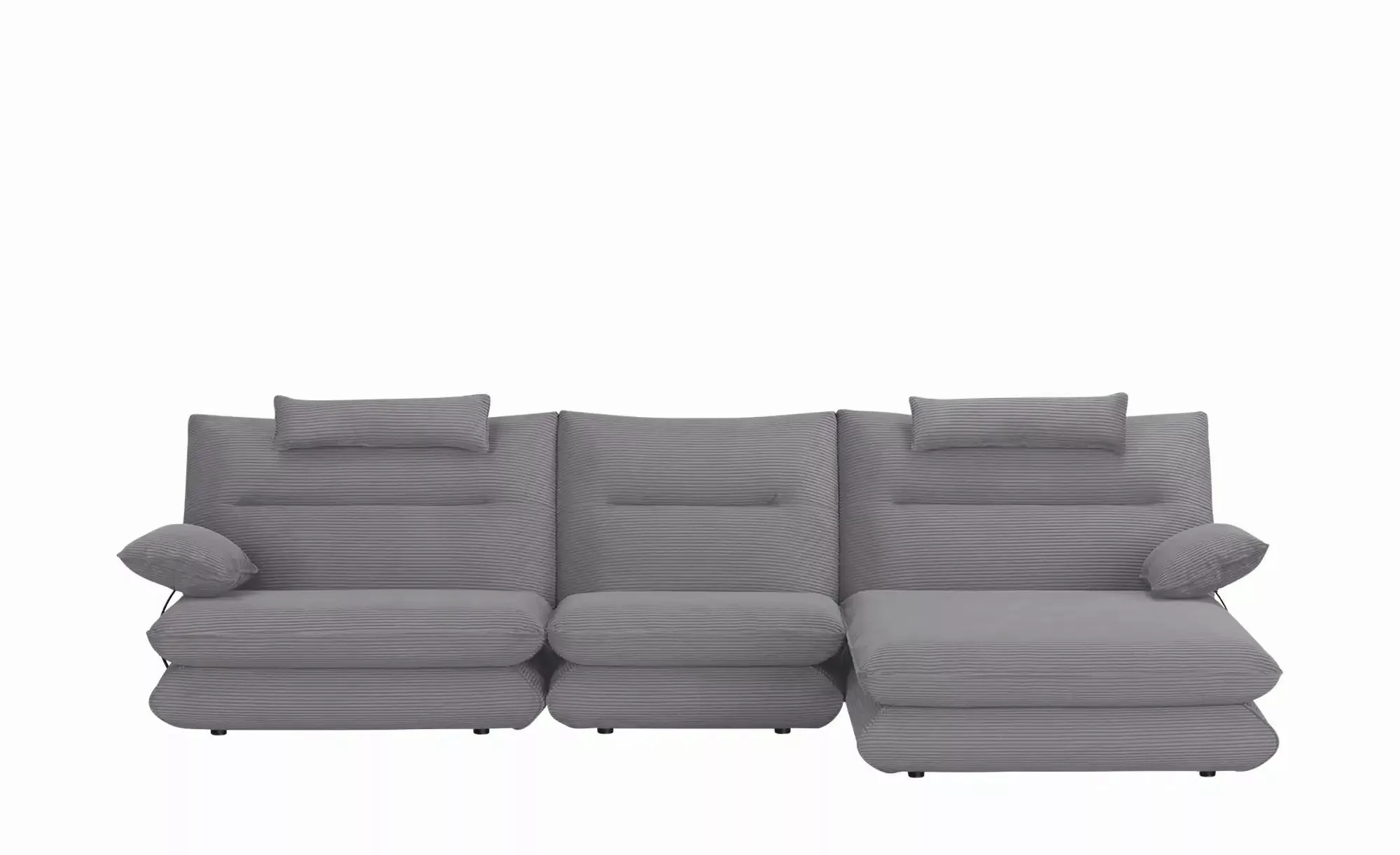 smart Ecksofa  Ellen ¦ grau ¦ Maße (cm): B: 343 H: 89 T: 173 Polstermöbel > günstig online kaufen