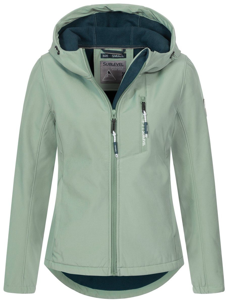 SUBLEVEL Softshelljacke Damen Herbst Jacke Softshell günstig online kaufen