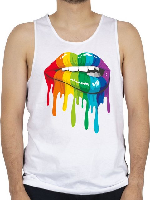 Shirtracer Tanktop Lippen LGBT & LGBTQ LGBT Kleidung günstig online kaufen