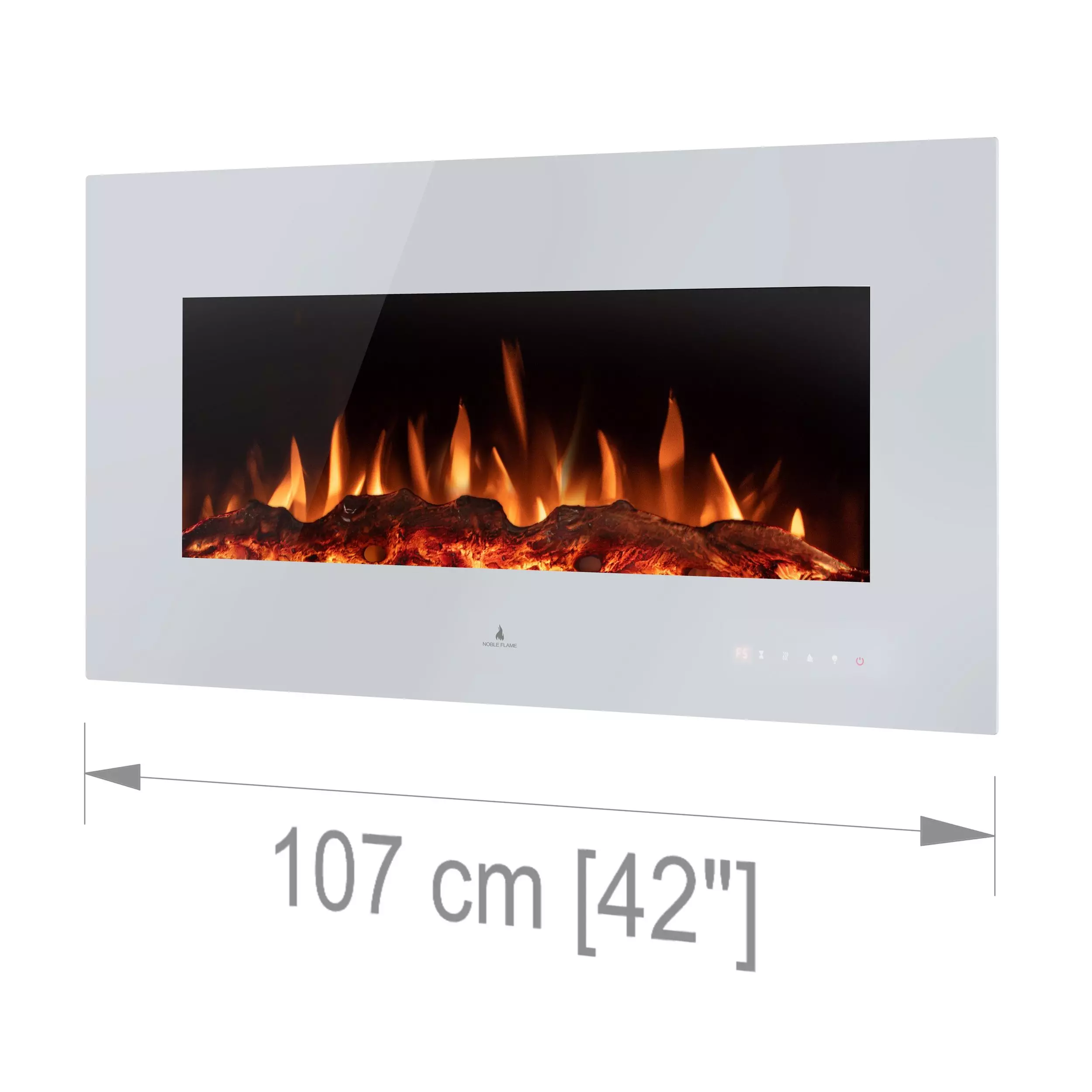 Noble Flame Vegas Weiß: 1070 [B-Ware, Elektro Wandkamin] günstig online kaufen