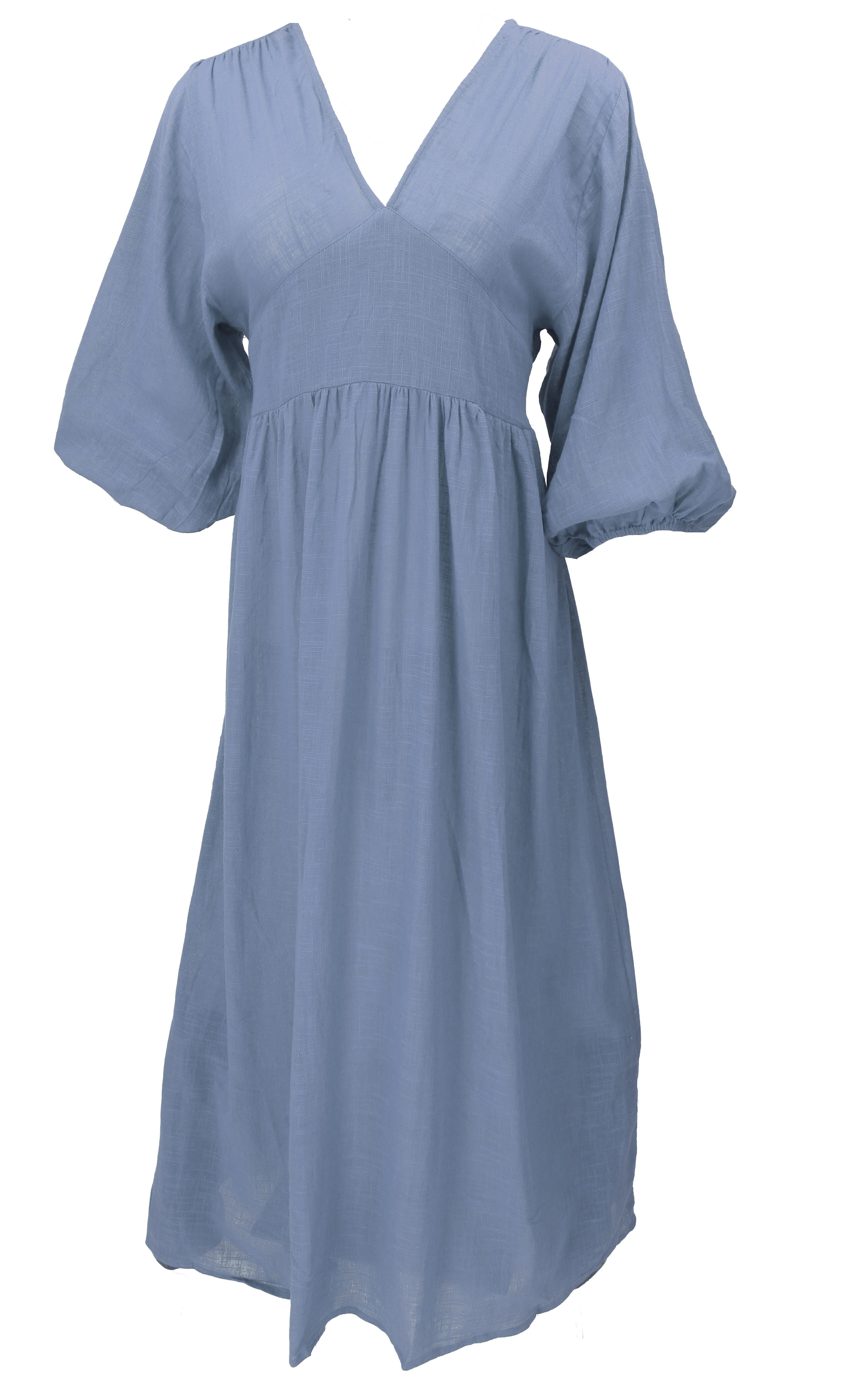 Guru-Shop Midikleid Boho Sommerkleid, luftiges Langarm.. günstig online kaufen