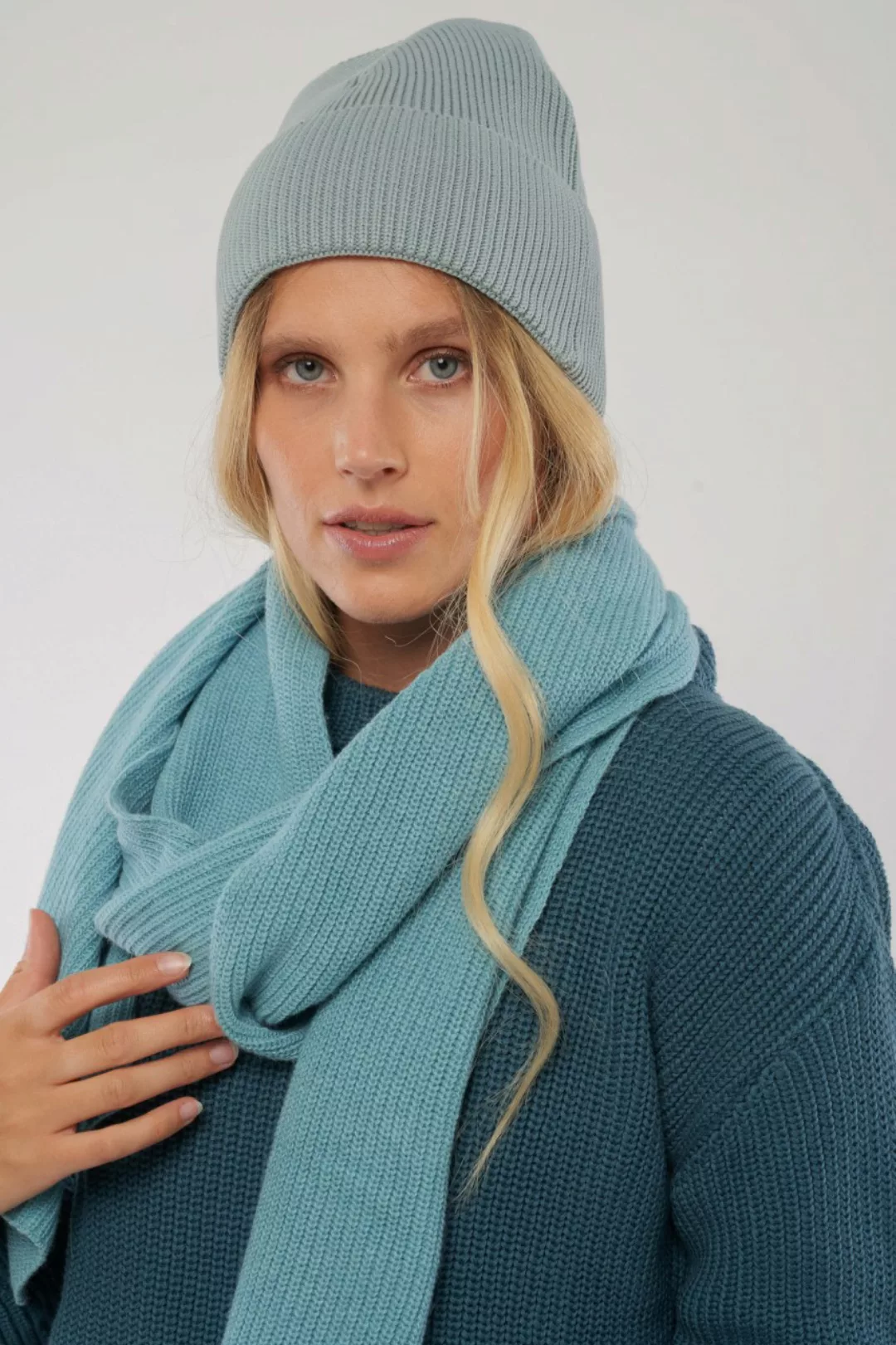 HALIFAX Schal aus Wolle & Bio Baumwolle günstig online kaufen