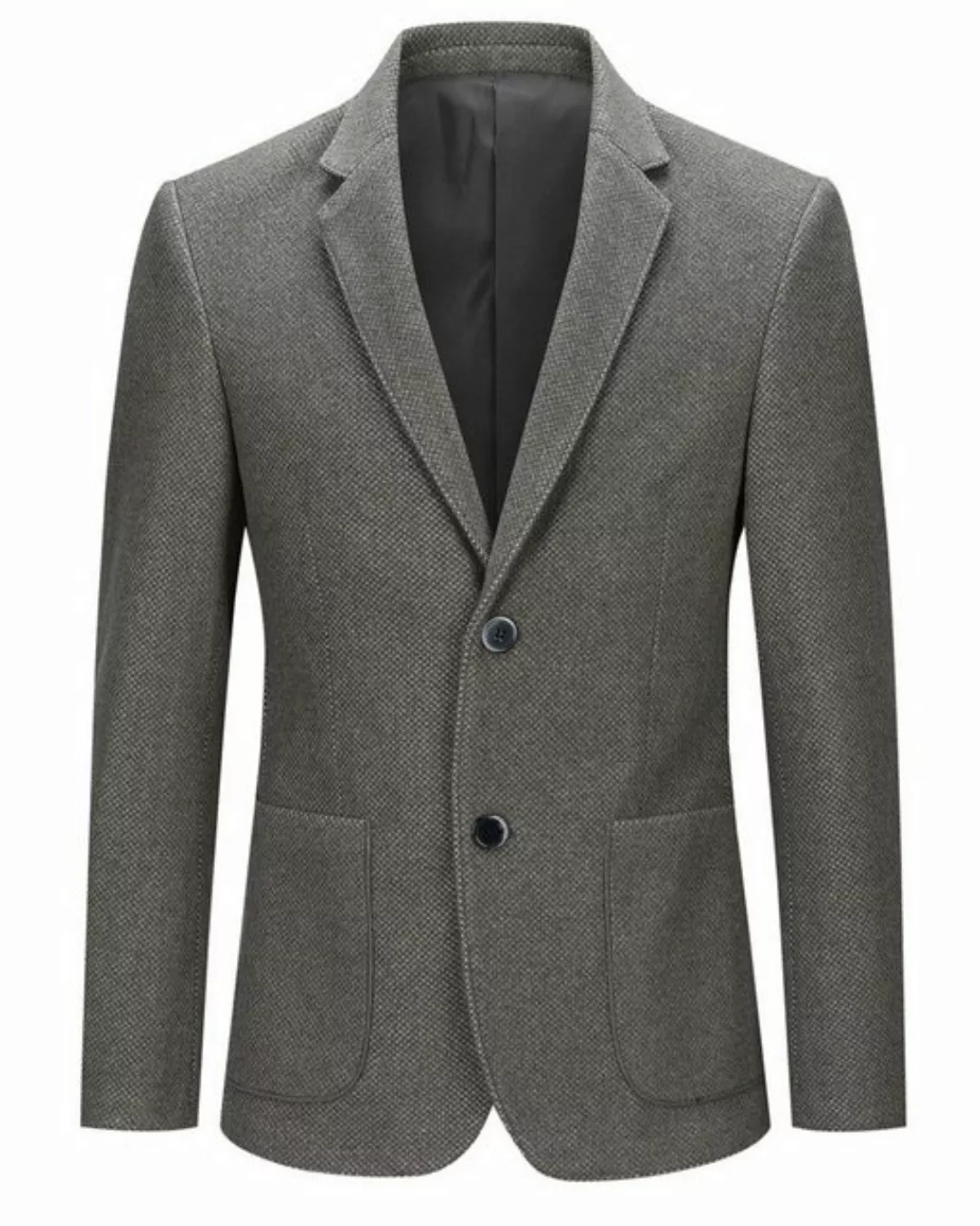 Allthemen Sakko Herren Sakko Wolle Tweed Klassisch Blazer mit Streifen günstig online kaufen