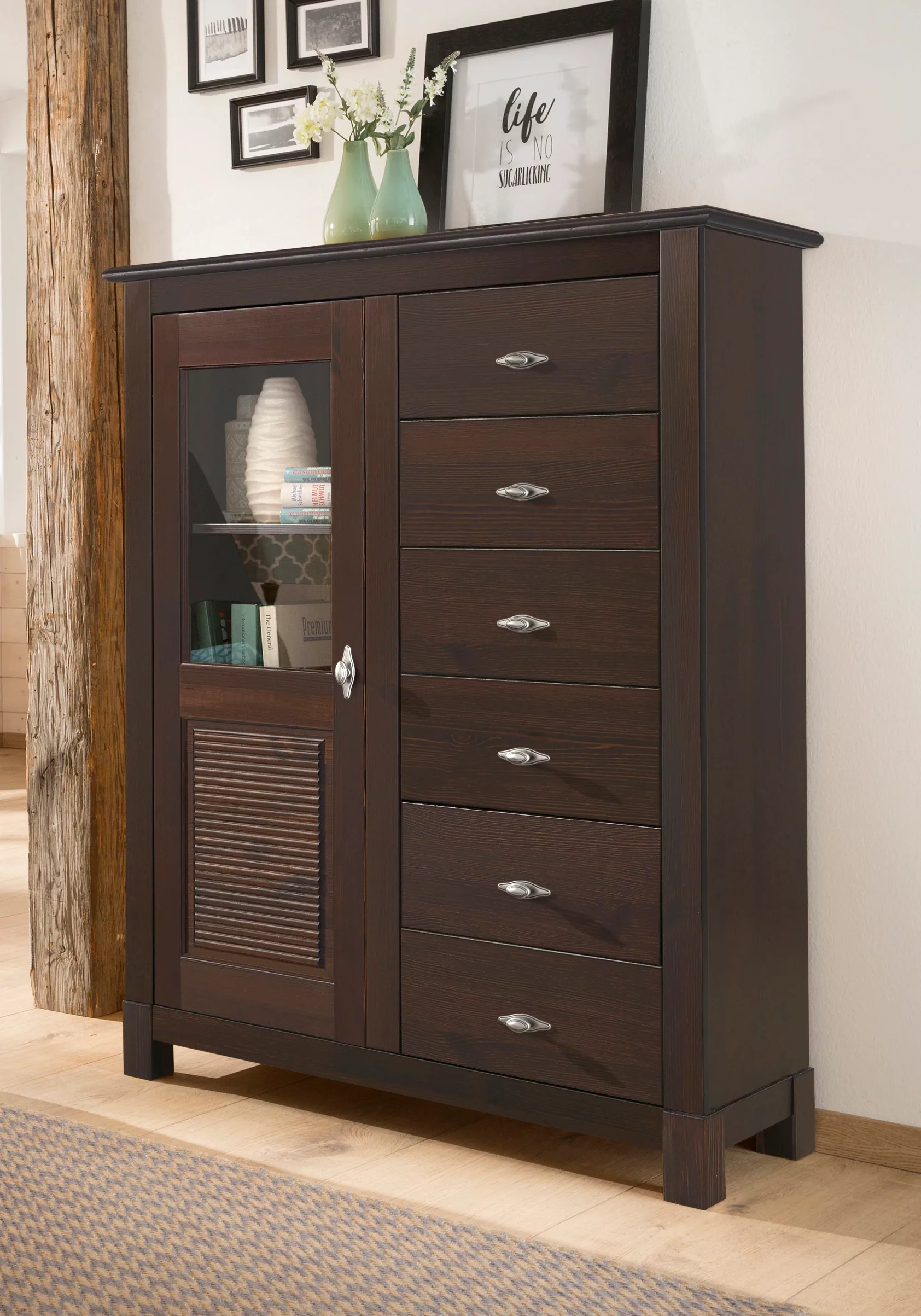 Home affaire Highboard "Rauna", Breite 103 cm günstig online kaufen