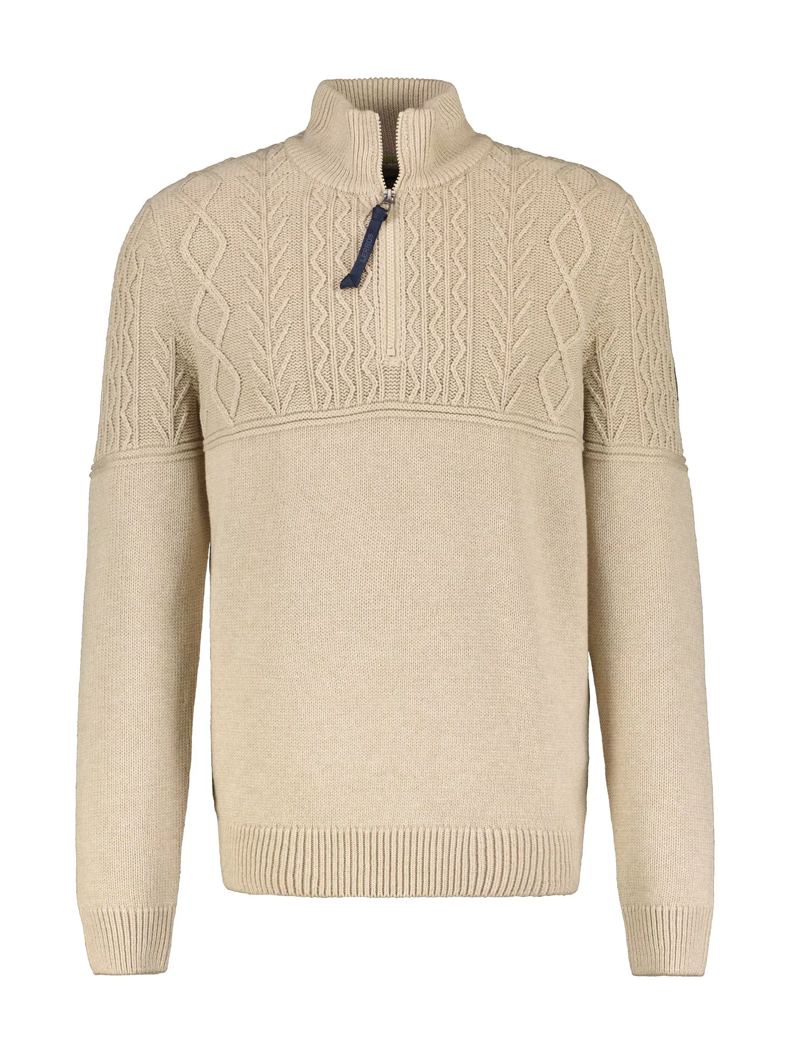 LERROS Strickpullover "LERROS Stricktroyer mit Cable-Muster" günstig online kaufen