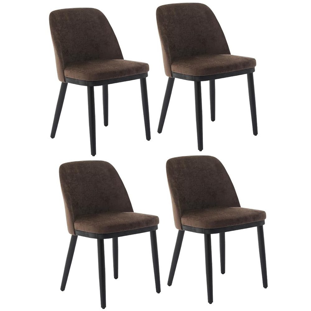 GarveeMore Esszimmerstuhl SET 2/4/6 Leinen Stoff günstig online kaufen