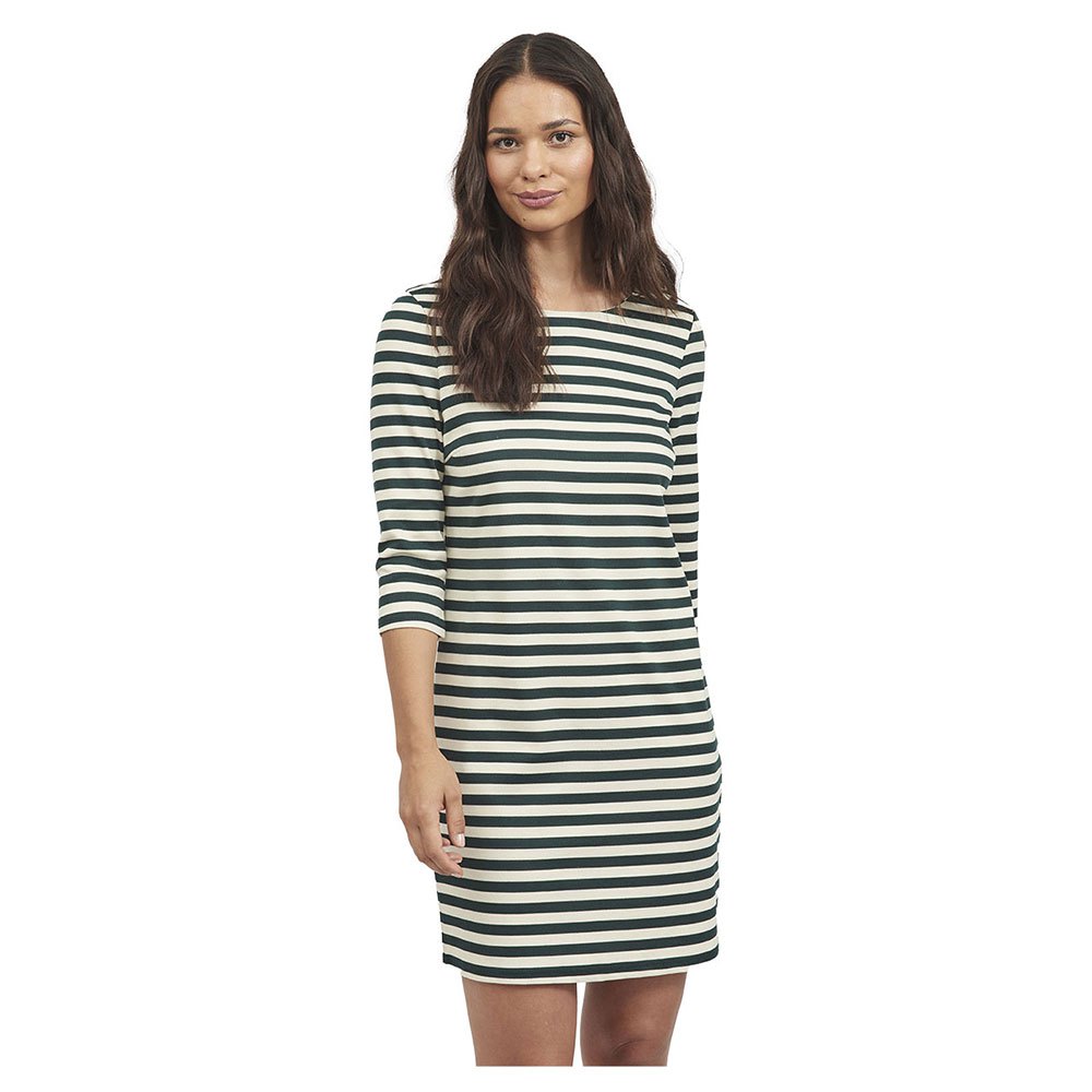 Vila Tinny 3/4 Arm Kurzes Kleid XS Darkest Spruce / Stripes Birch günstig online kaufen