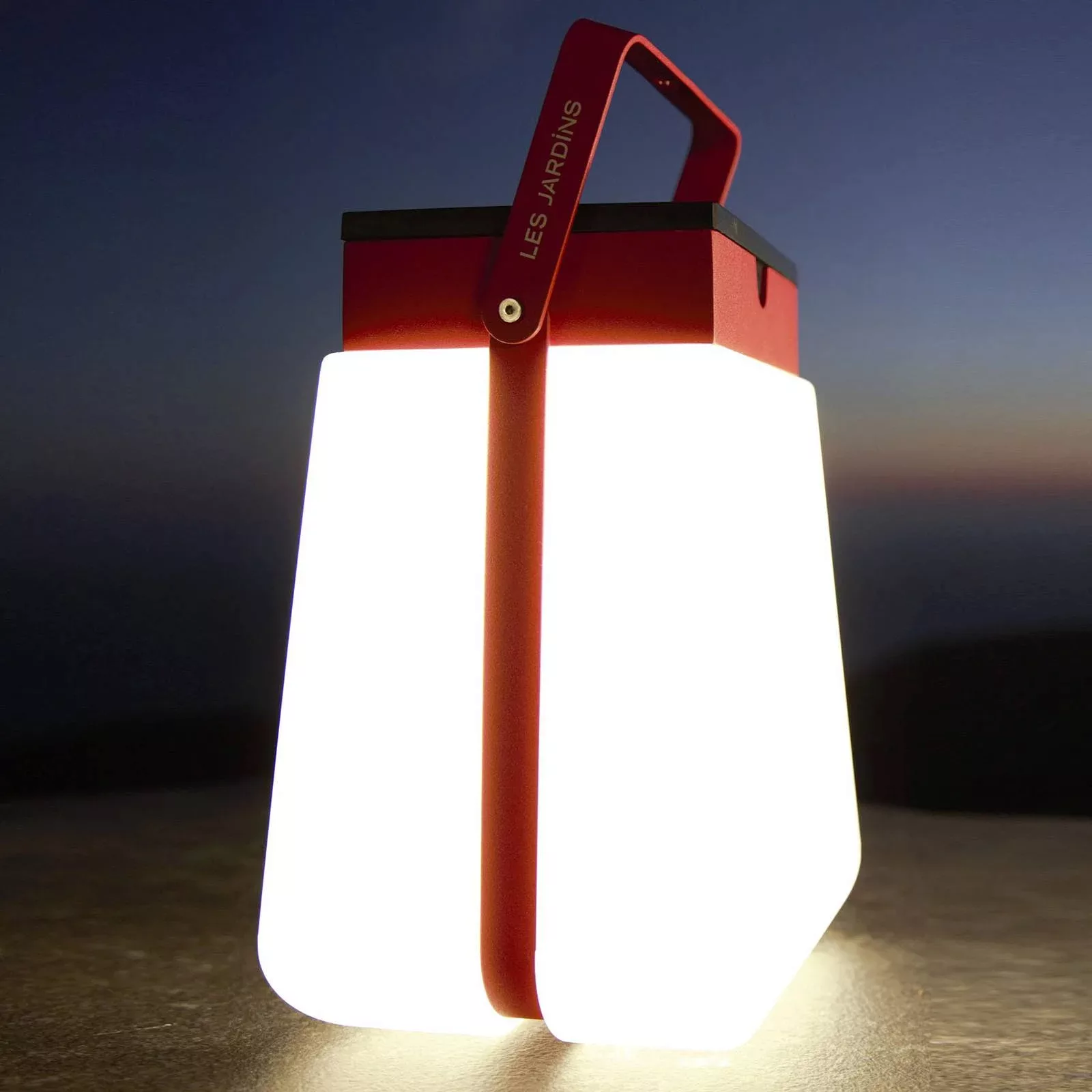 LED-Solarlaterne Bump 300 tragbar, rot günstig online kaufen
