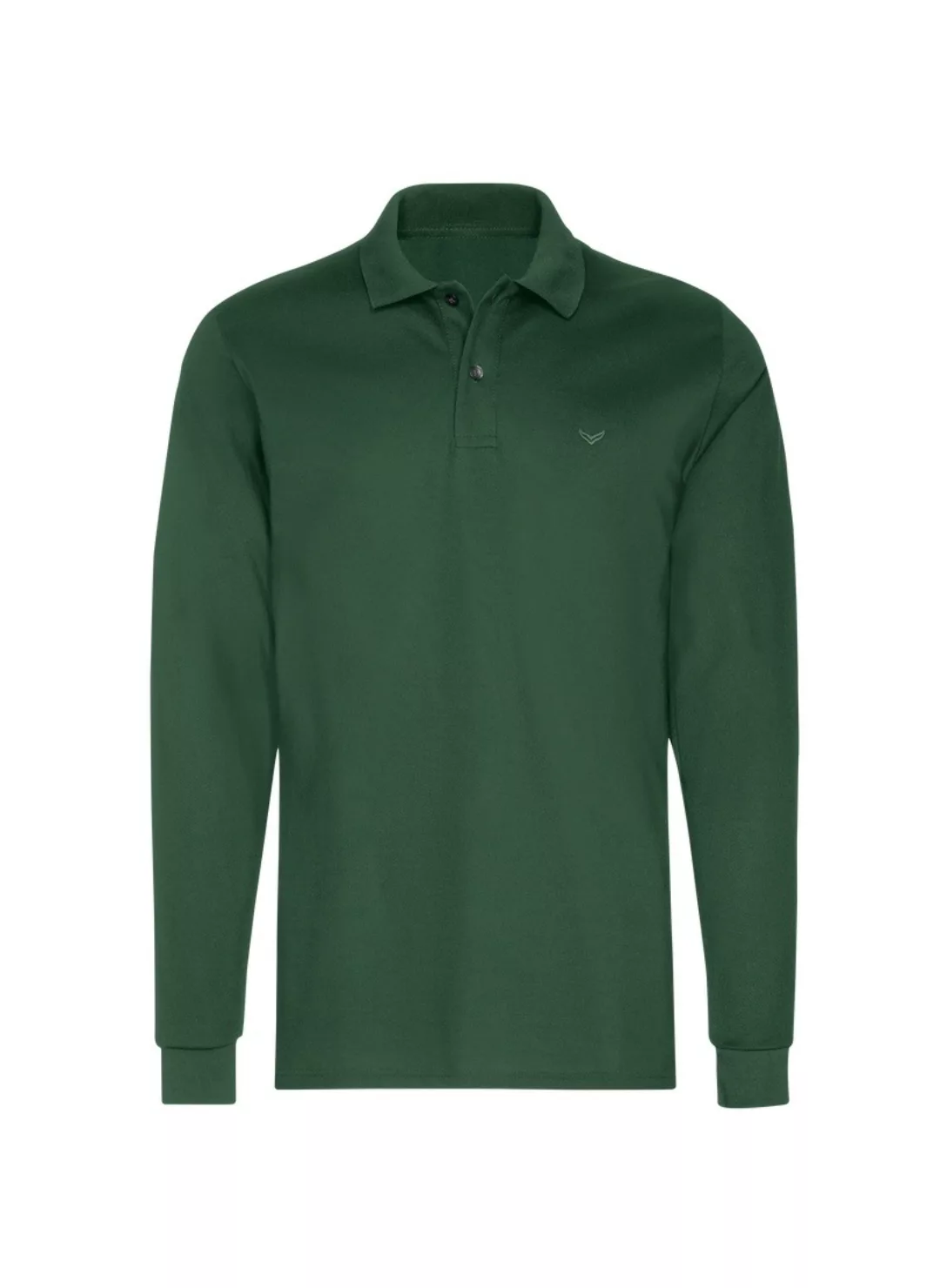 Trigema Poloshirt "TRIGEMA Langarm Poloshirt mit Armbündchen", (1 tlg.) günstig online kaufen