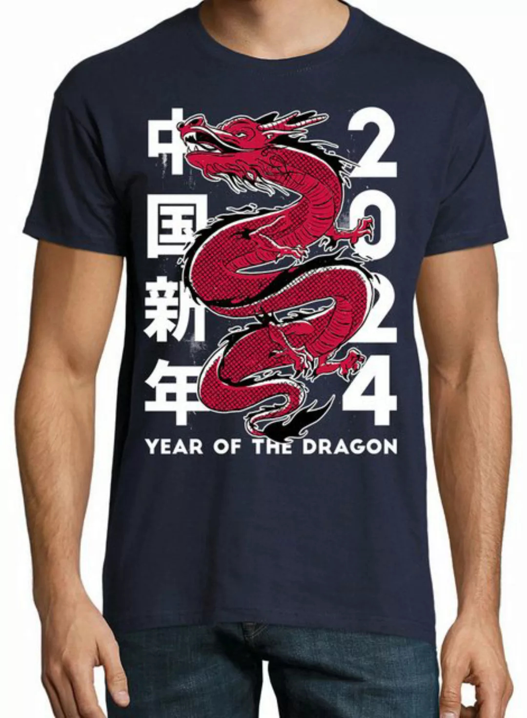 Youth Designz Print-Shirt Dragon 2024 Herren T-Shirt mit lustigen Logo für günstig online kaufen