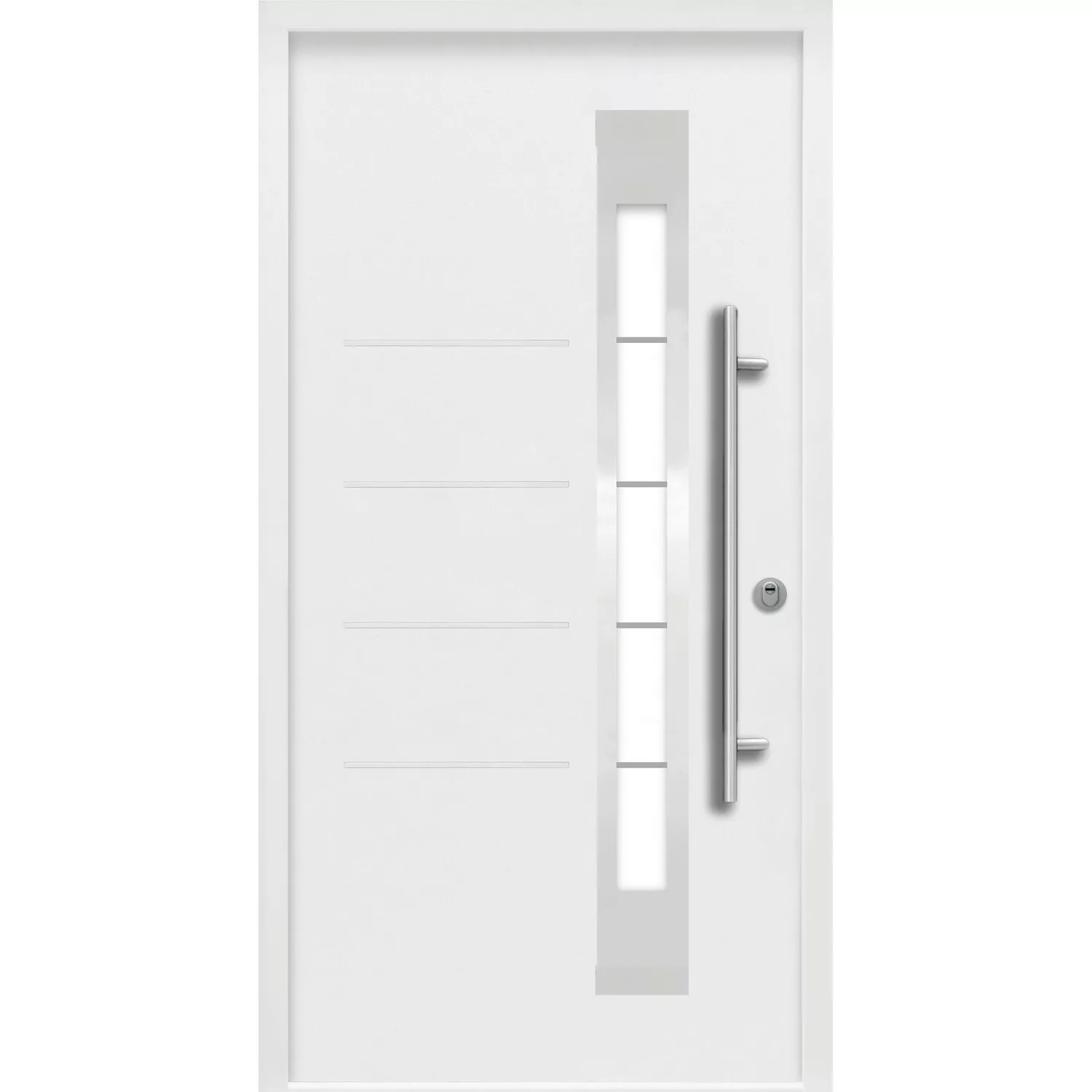 Splendoor Thermospace Sicherheits-Haustür Berlin Prime RC2K Weiß 100x210 cm günstig online kaufen