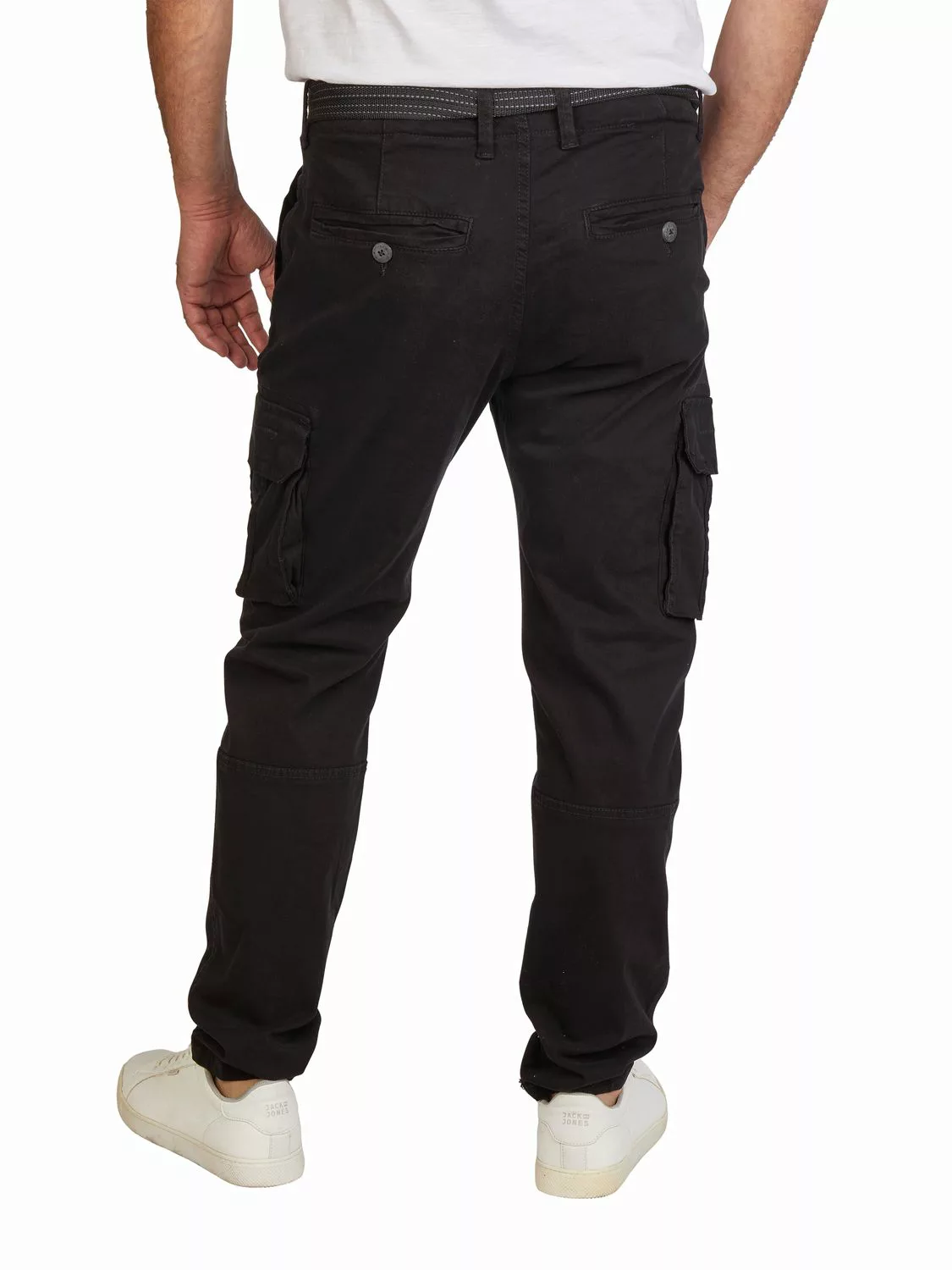 DENIMFY Cargohose Herren Stoffhose DFLuke Tapered Fit Freizeithose mit Stre günstig online kaufen