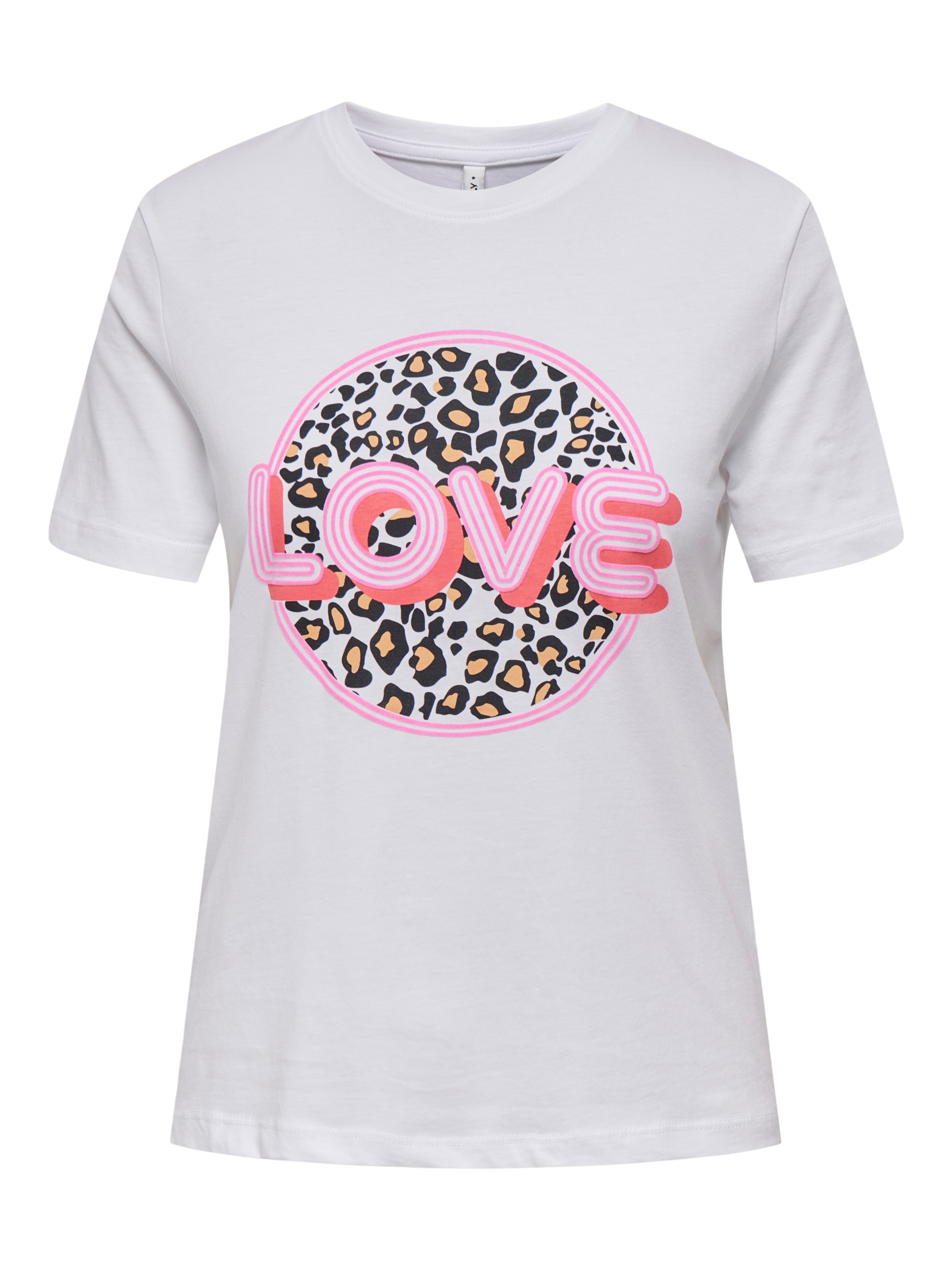 ONLY Kurzarmshirt "ONLARIYA LIFE REG S/S LOVE TOP BOX JRS" günstig online kaufen