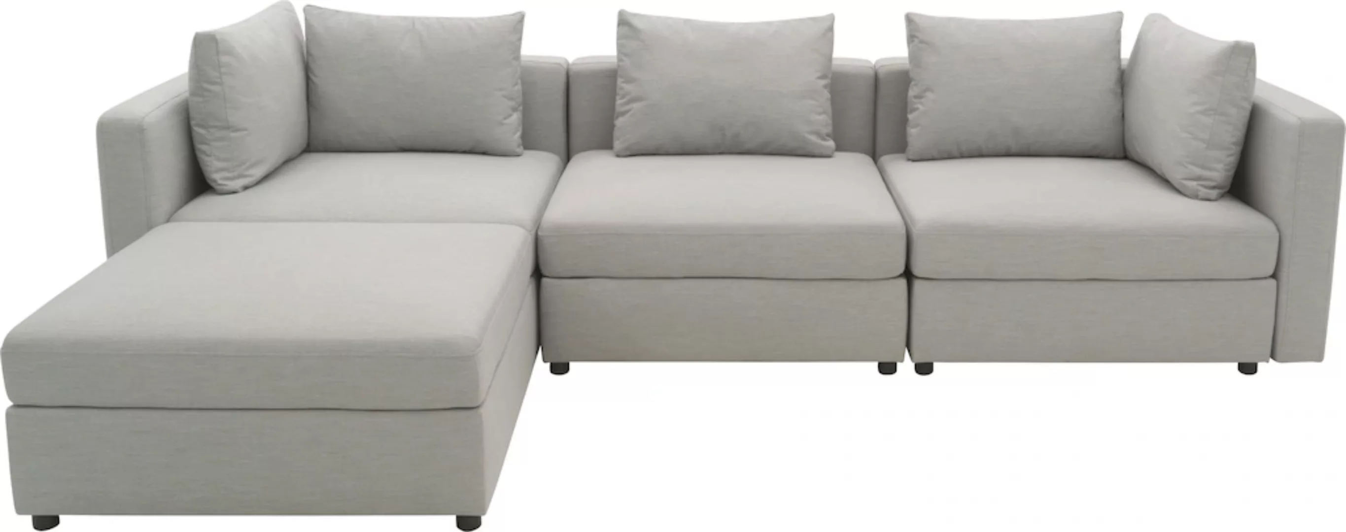DOMO collection Ecksofa »Solskin, individuell erweiterbar/kombinierbar L-Fo günstig online kaufen