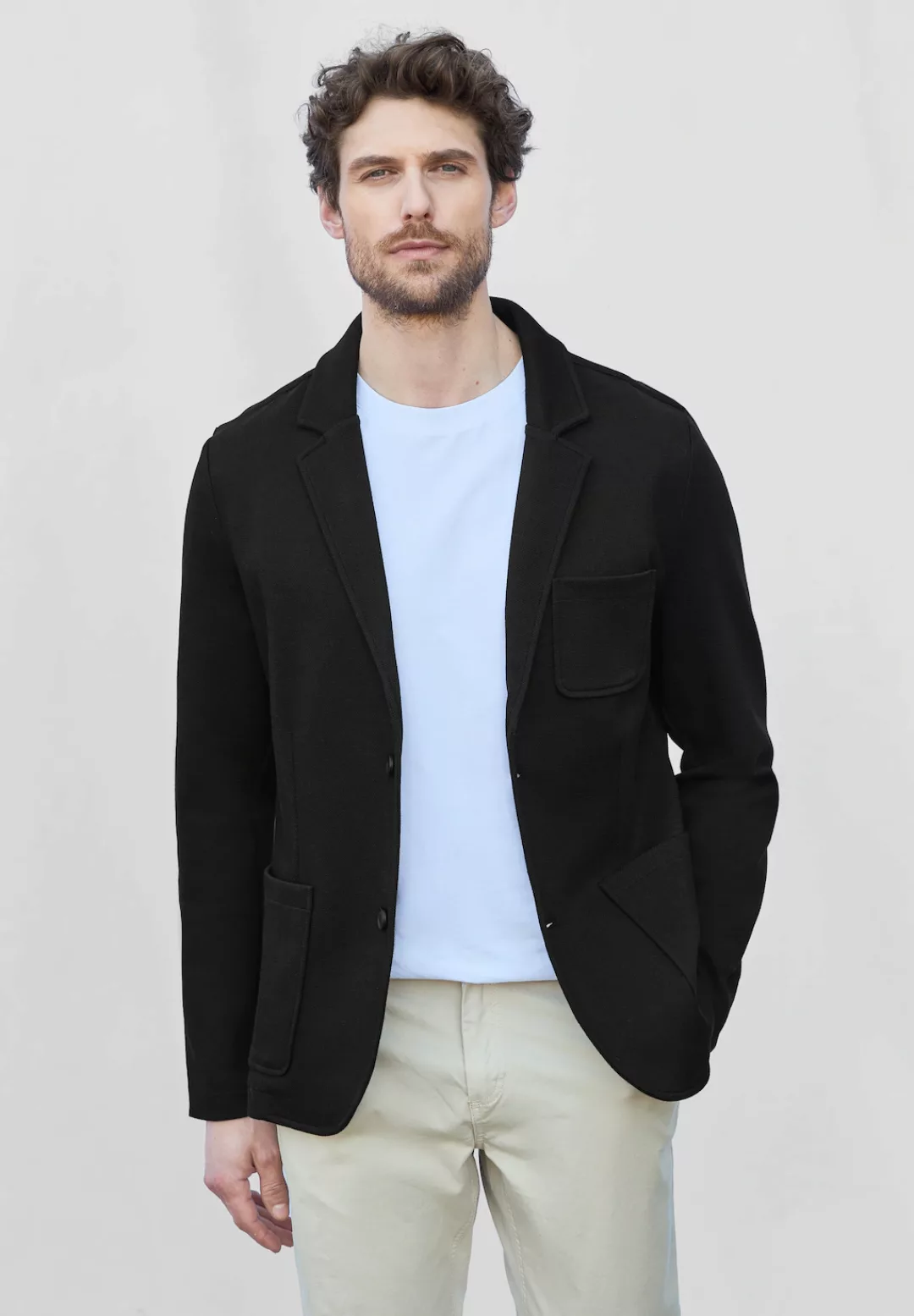 STREET ONE MEN Funktionsjacke, ohne Kapuze, mit Reverskragen günstig online kaufen
