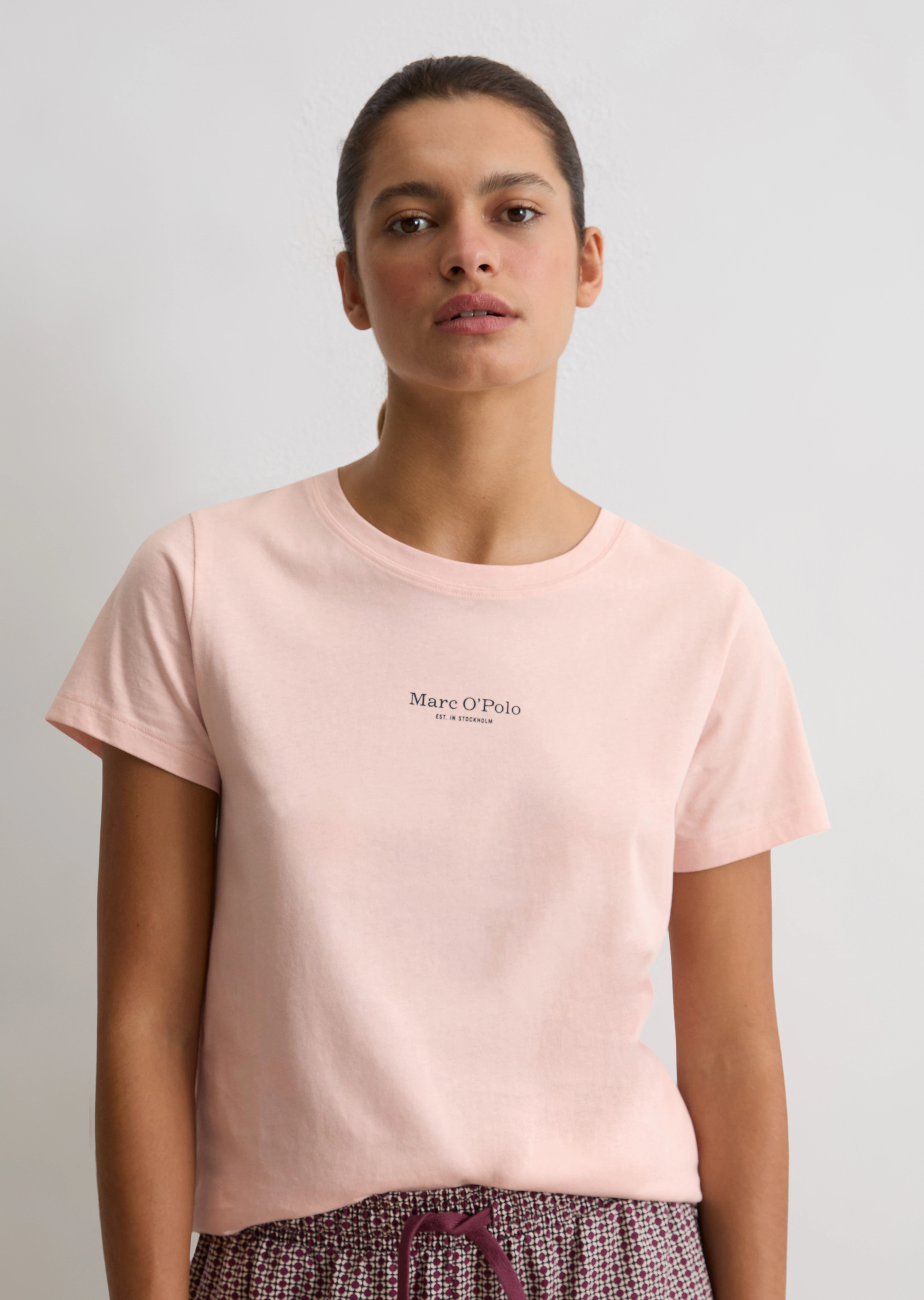 Marc OPolo Kurzarmshirt "Mix N Match Cotton", Kurzarm, Rundhals-Ausschnitt, günstig online kaufen