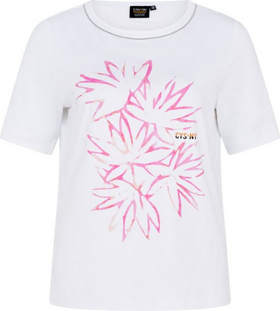 Canyon Kurzarmshirt T-Shirt 1/2 Arm WHITE-PINK günstig online kaufen