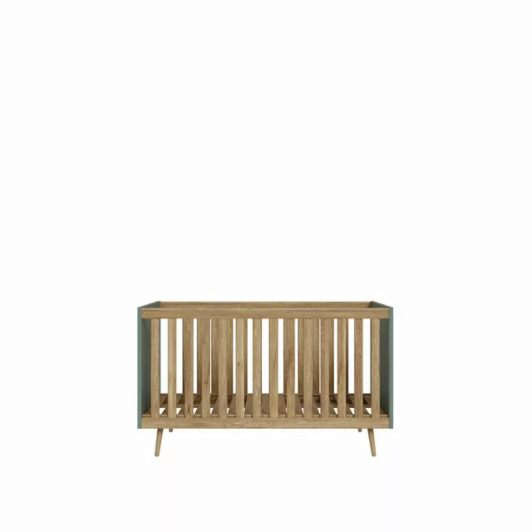 freiraum Babybett Whenua, in Salbei/ Mauvella Eiche - 76,5x86x144,4cm (BxHx günstig online kaufen