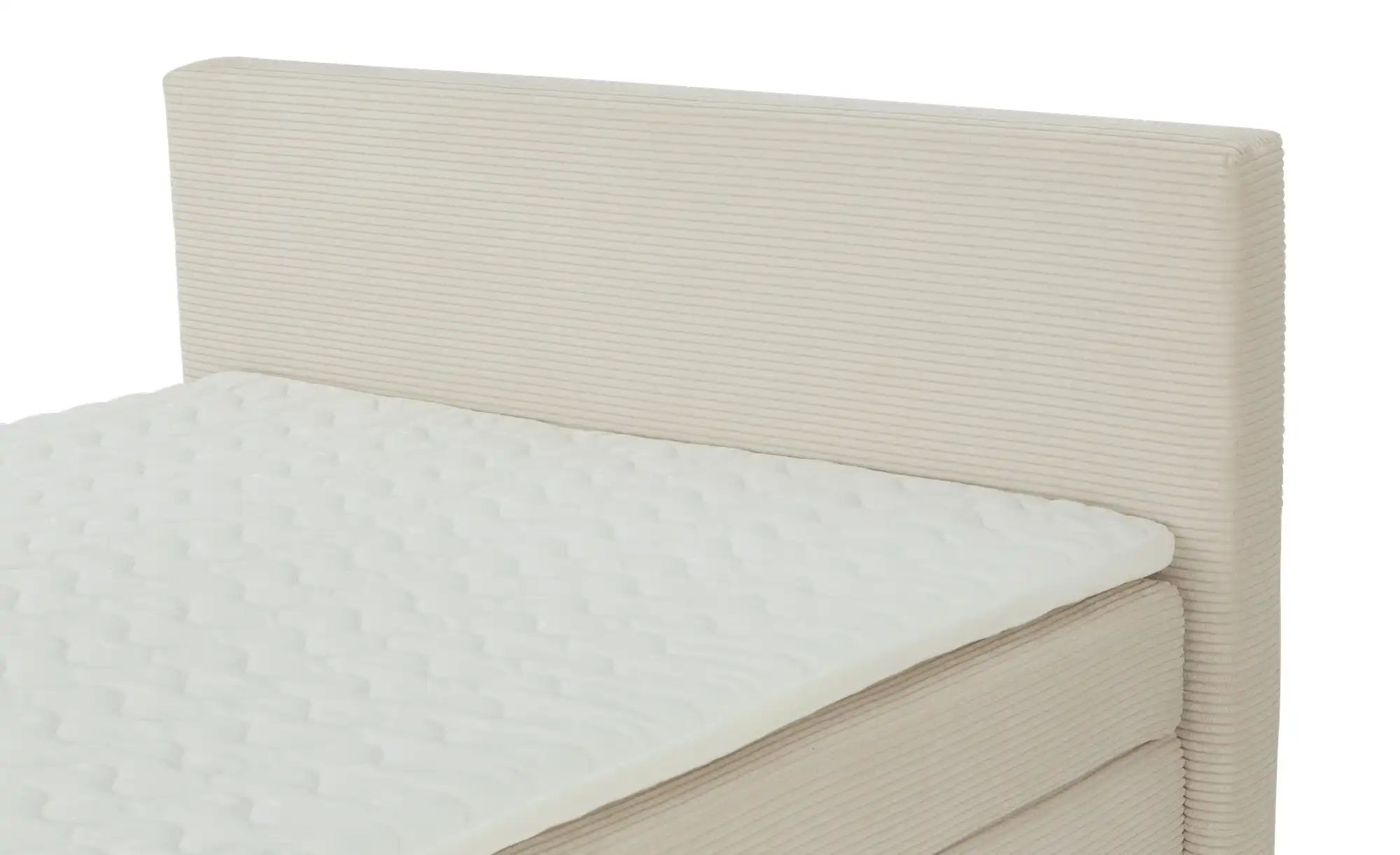 smart Boxbett mit Topper  Cordbezug  Beige Basic ¦ creme ¦ Maße (cm): B: 15 günstig online kaufen