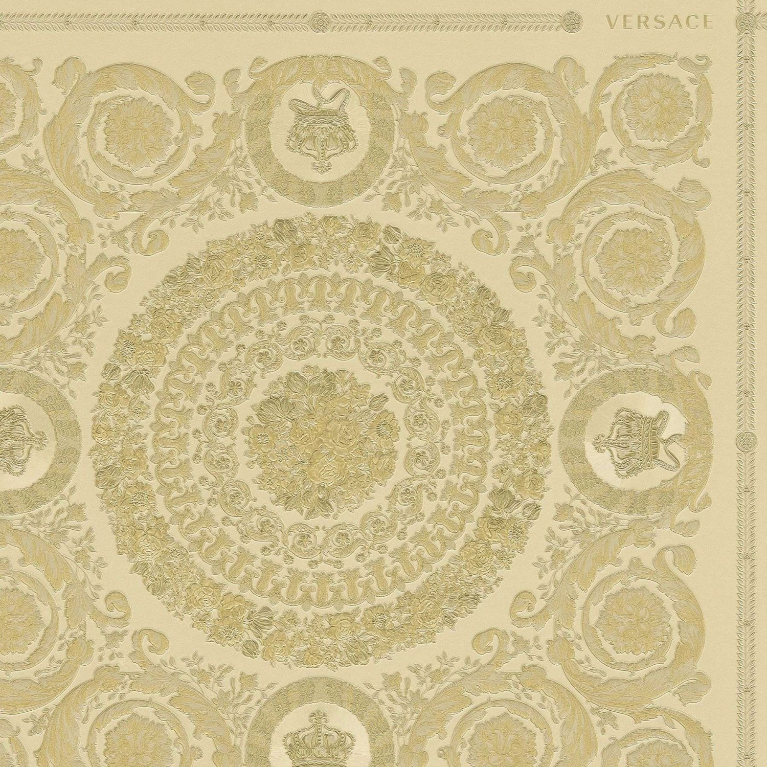Bricoflor Goldtapete mit Ornament im Royalen Stil Edle antik Tapete für Sch günstig online kaufen