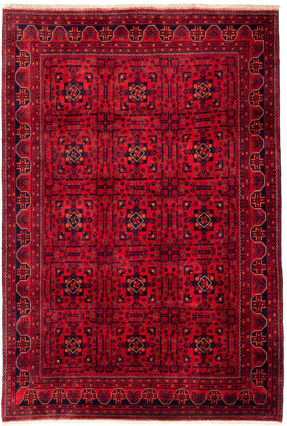 morgenland Orientteppich »Afghan - Kunduz - 301 x 205 cm - dunkelrot«, rech günstig online kaufen