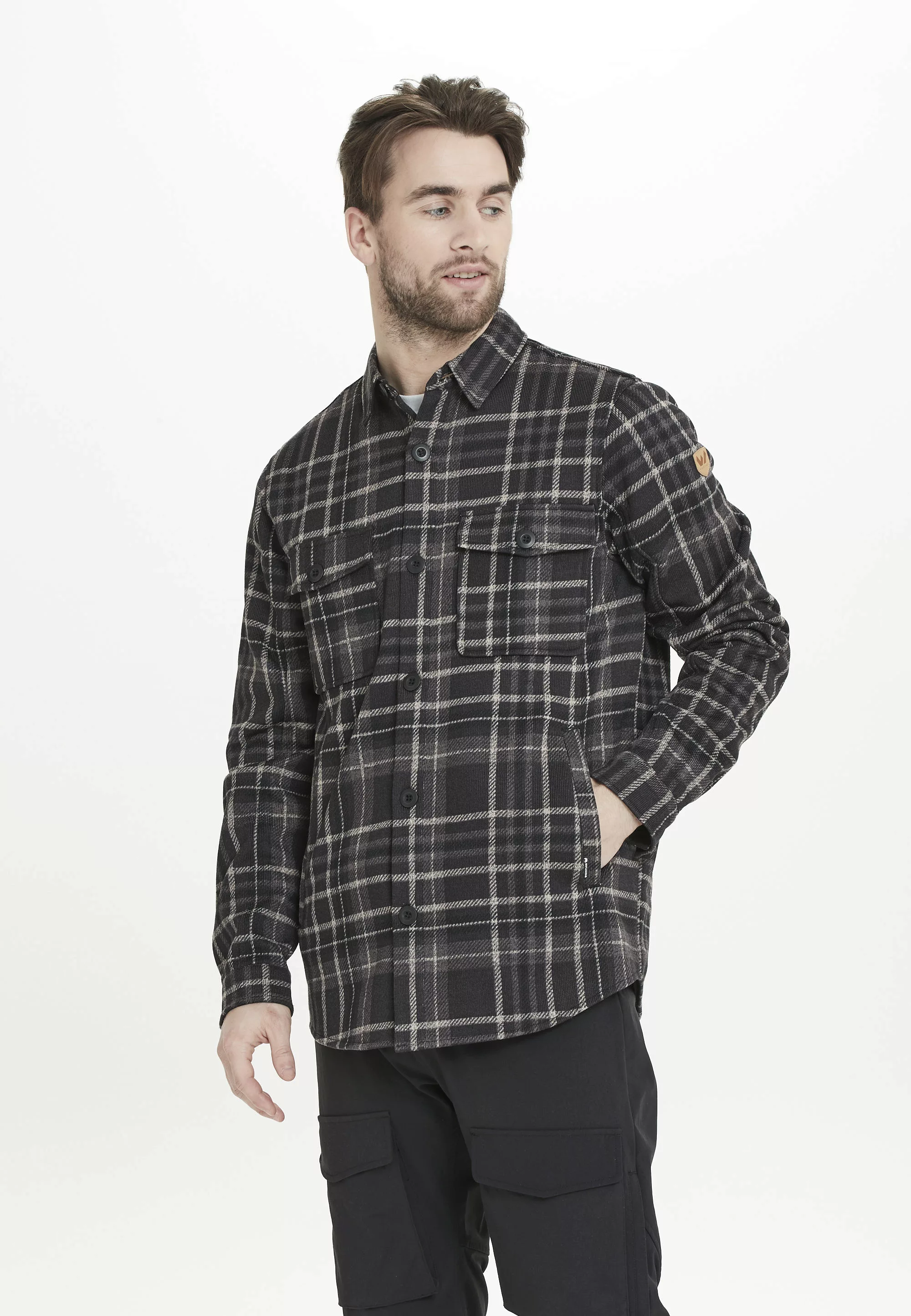 WHISTLER Fleeceshirt "Dewey", mit modischem Karo-Muster günstig online kaufen