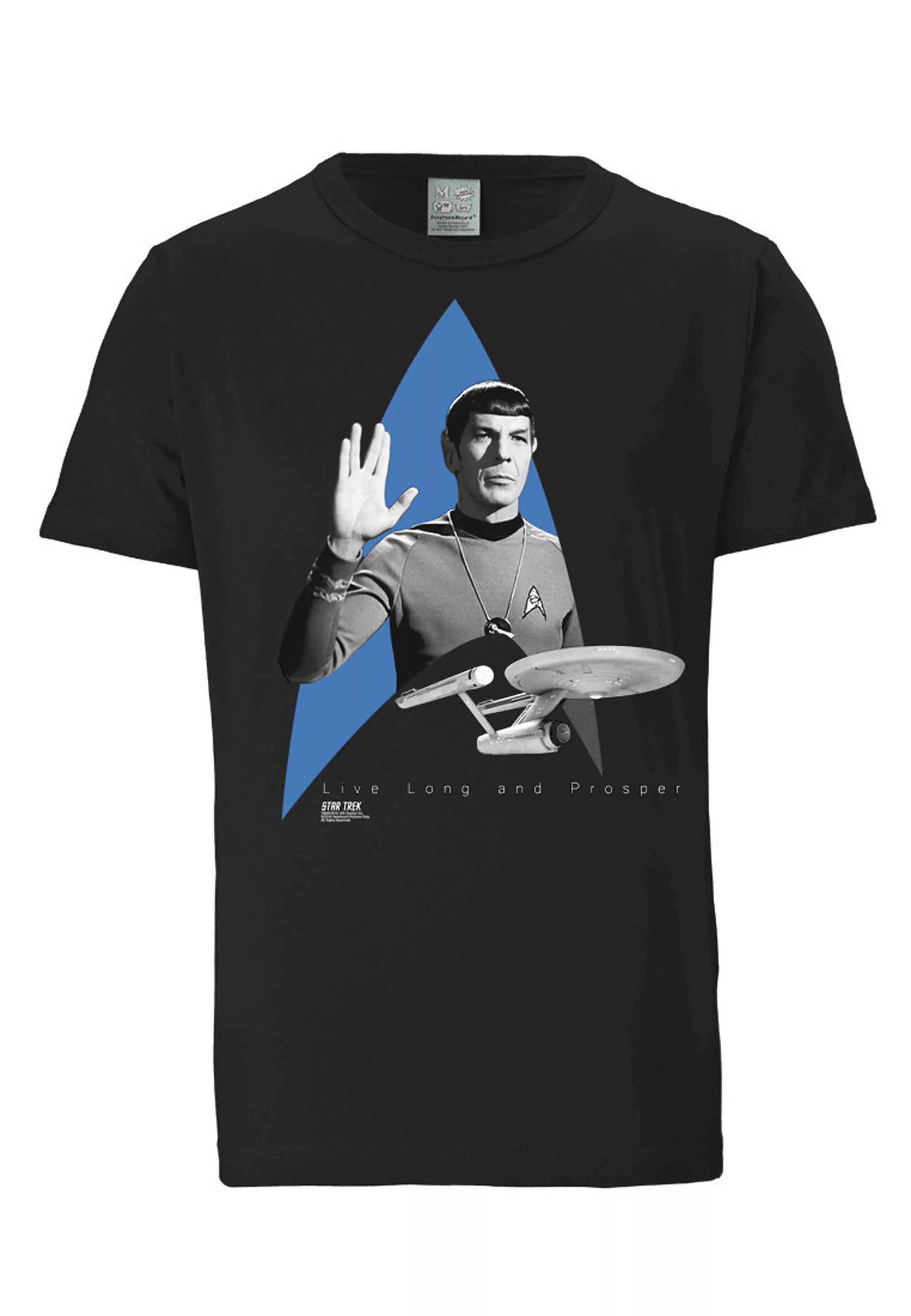 LOGOSHIRT T-Shirt "Star Trek - Spock, Logo, USS Enterprise" günstig online kaufen
