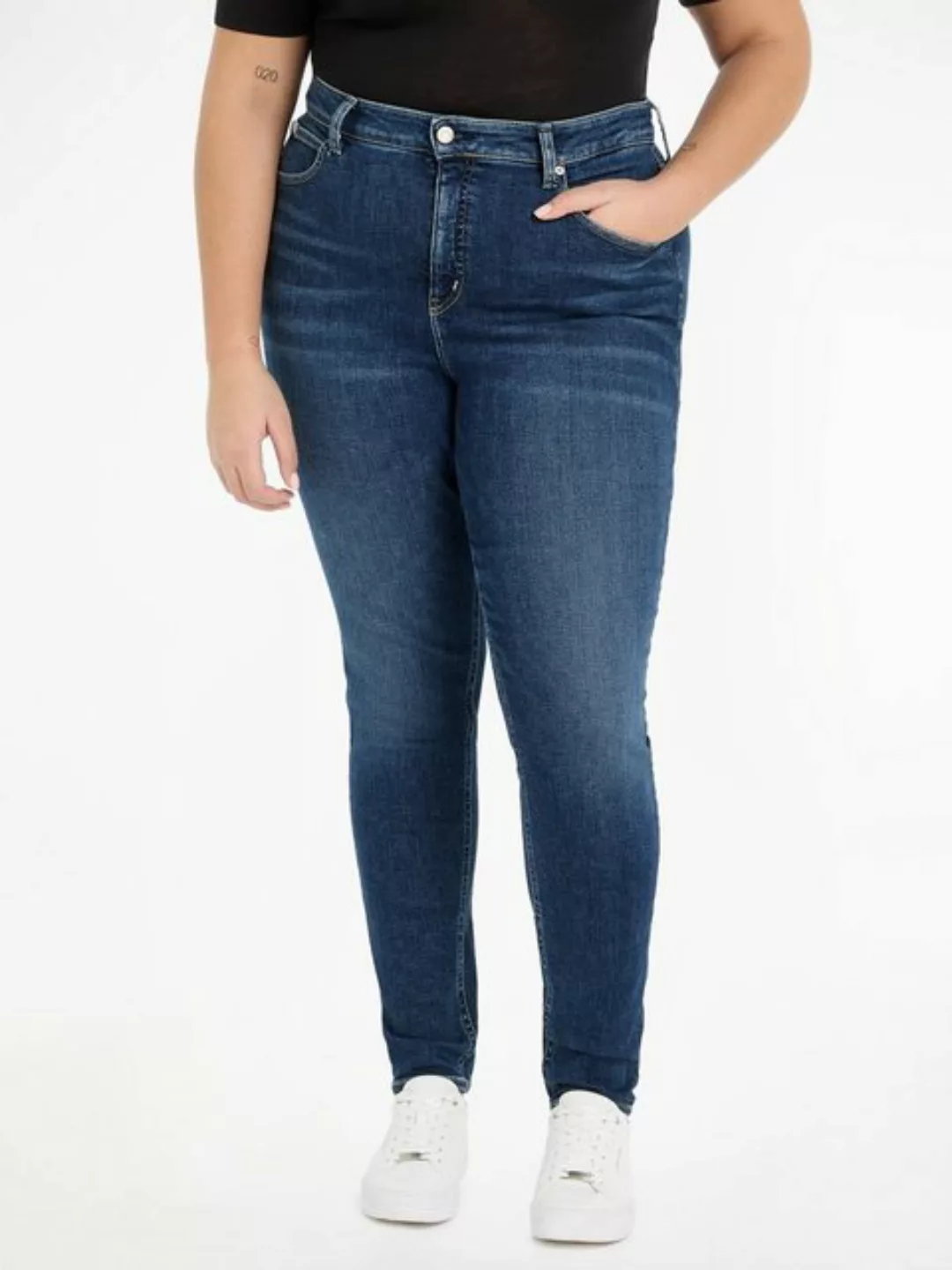 Calvin Klein Jeans Plus Skinny-fit-Jeans HIGH RISE SKINNY PLUS Große Größen günstig online kaufen