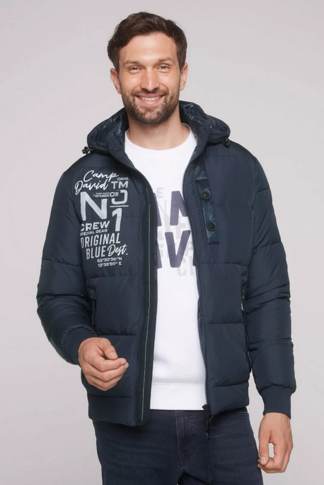 CAMP DAVID Outdoorjacke mit Innentaschen günstig online kaufen