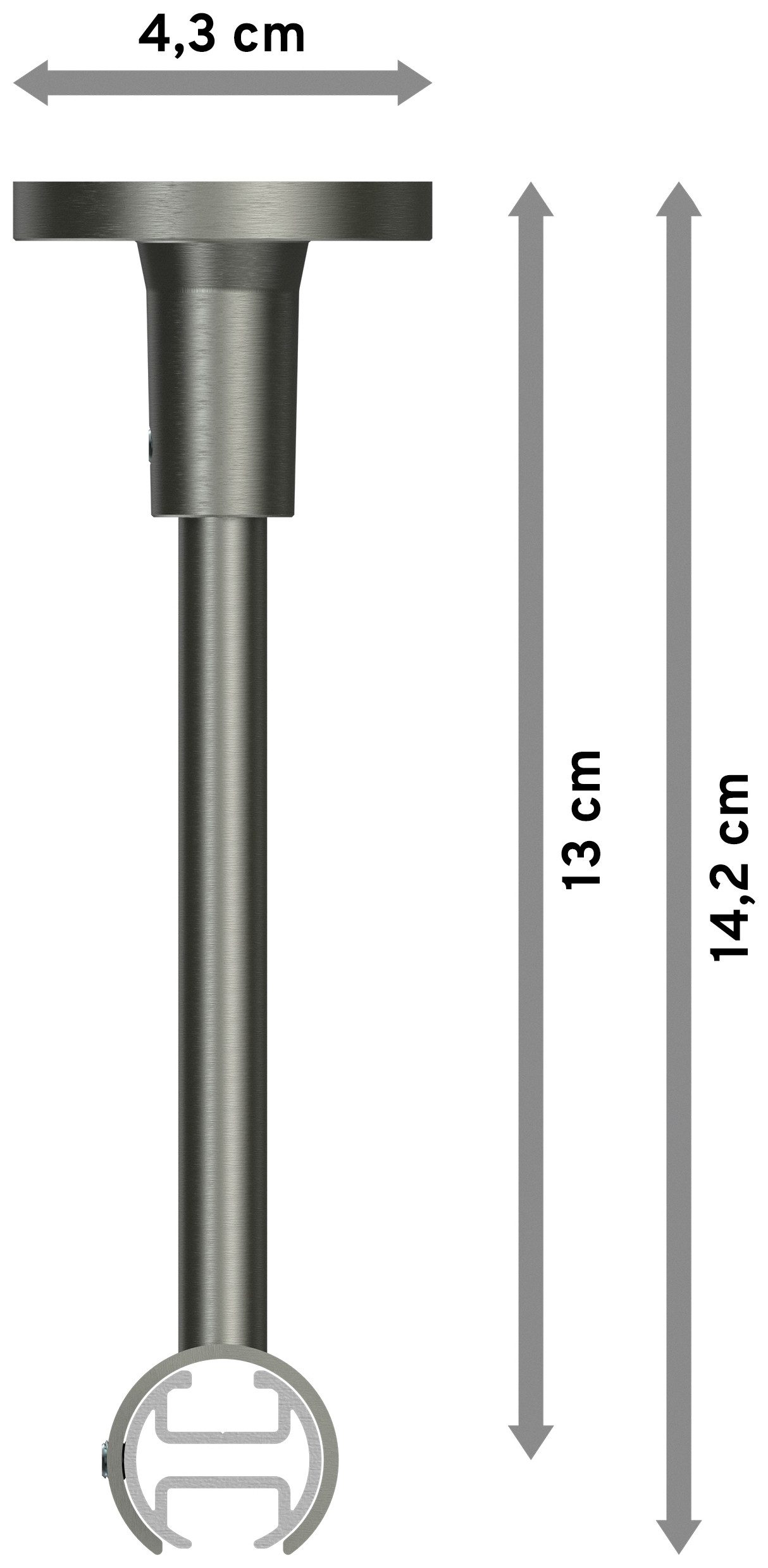INTERDECO Innenlaufschiene Sonette Santo, Ø 20 günstig online kaufen