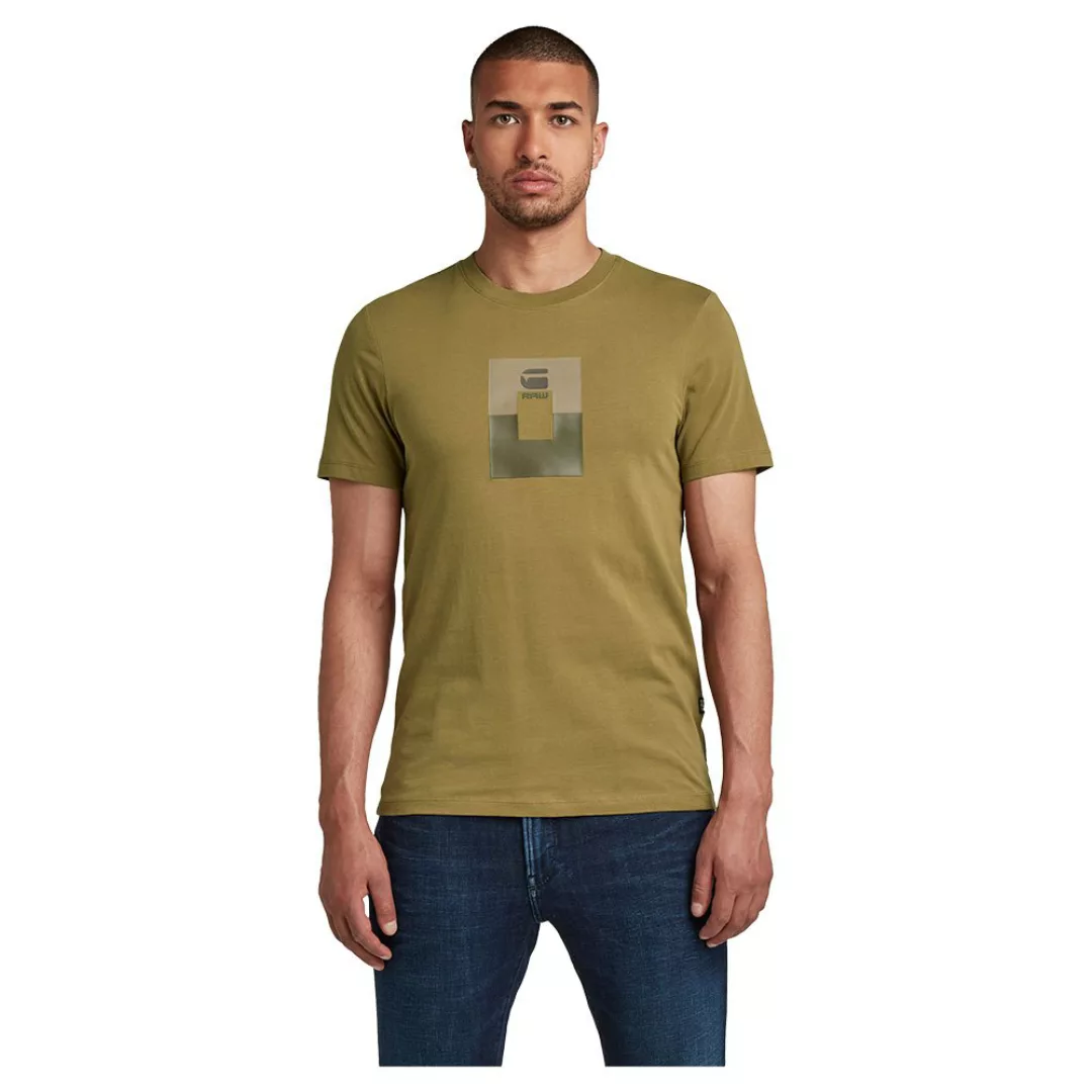 G-star Box Slim Kurzarm Rundhals T-shirt 2XS Light Antic Green günstig online kaufen