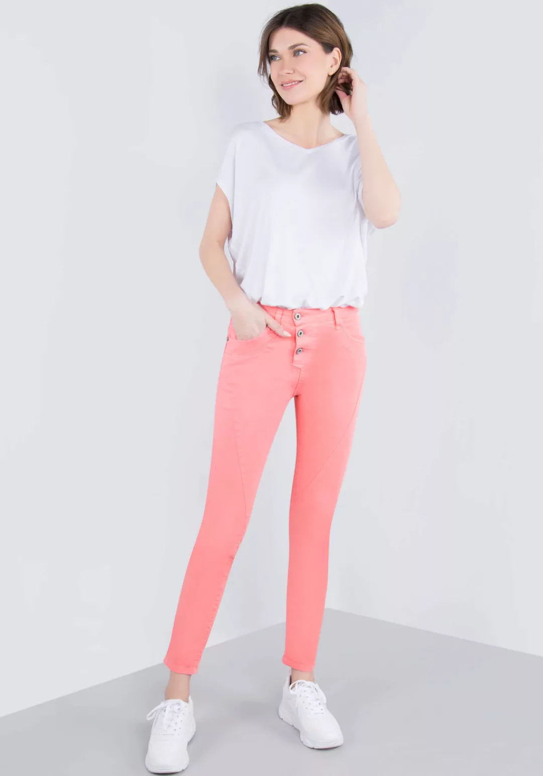 Please Jeans 5-Pocket-Jeans P78A Crinkle Optik günstig online kaufen