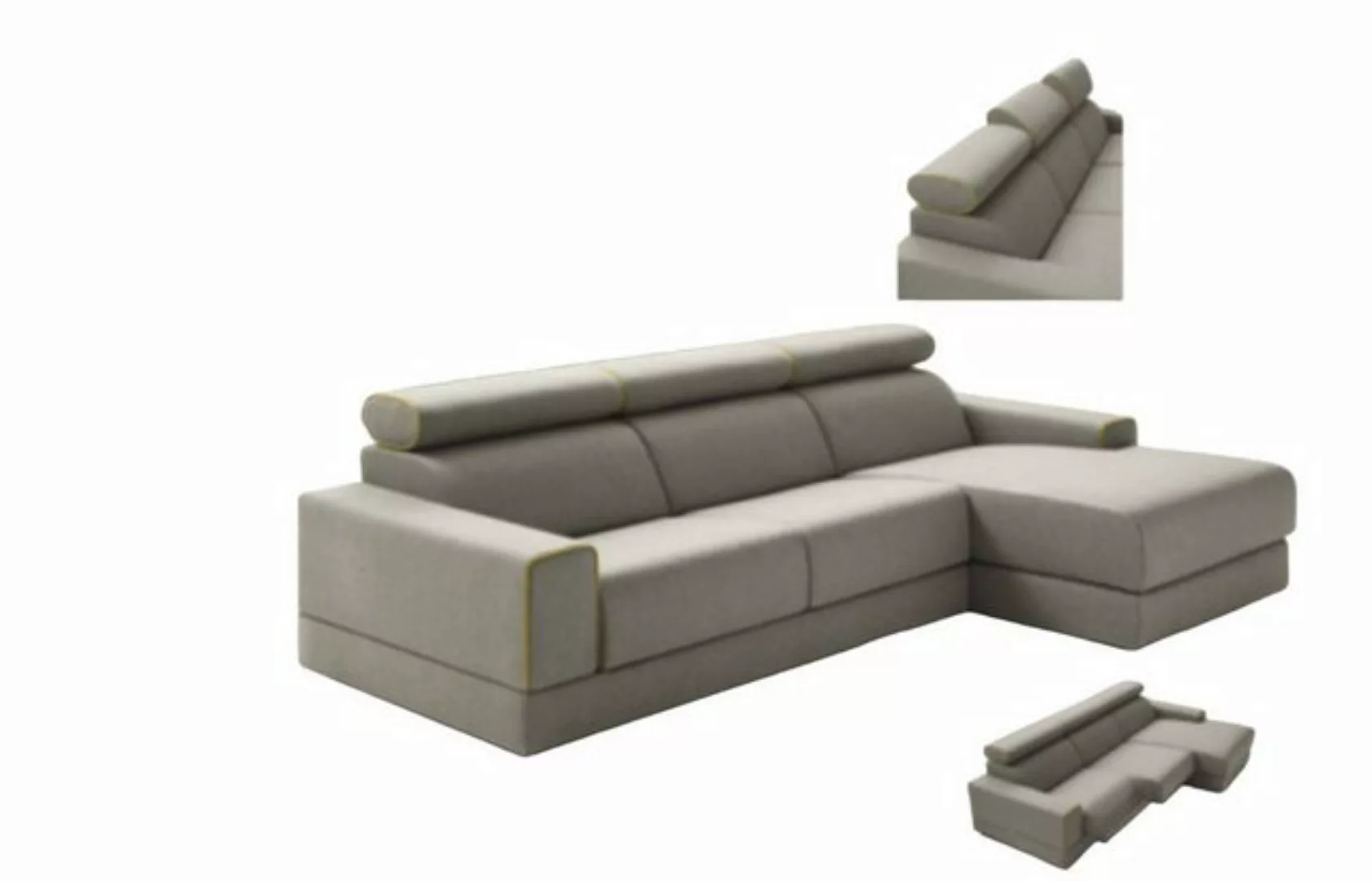 JVmoebel Ecksofa, Ladestation Eckcouch Sofa Couch Sofas Couchen Garnitur Mö günstig online kaufen