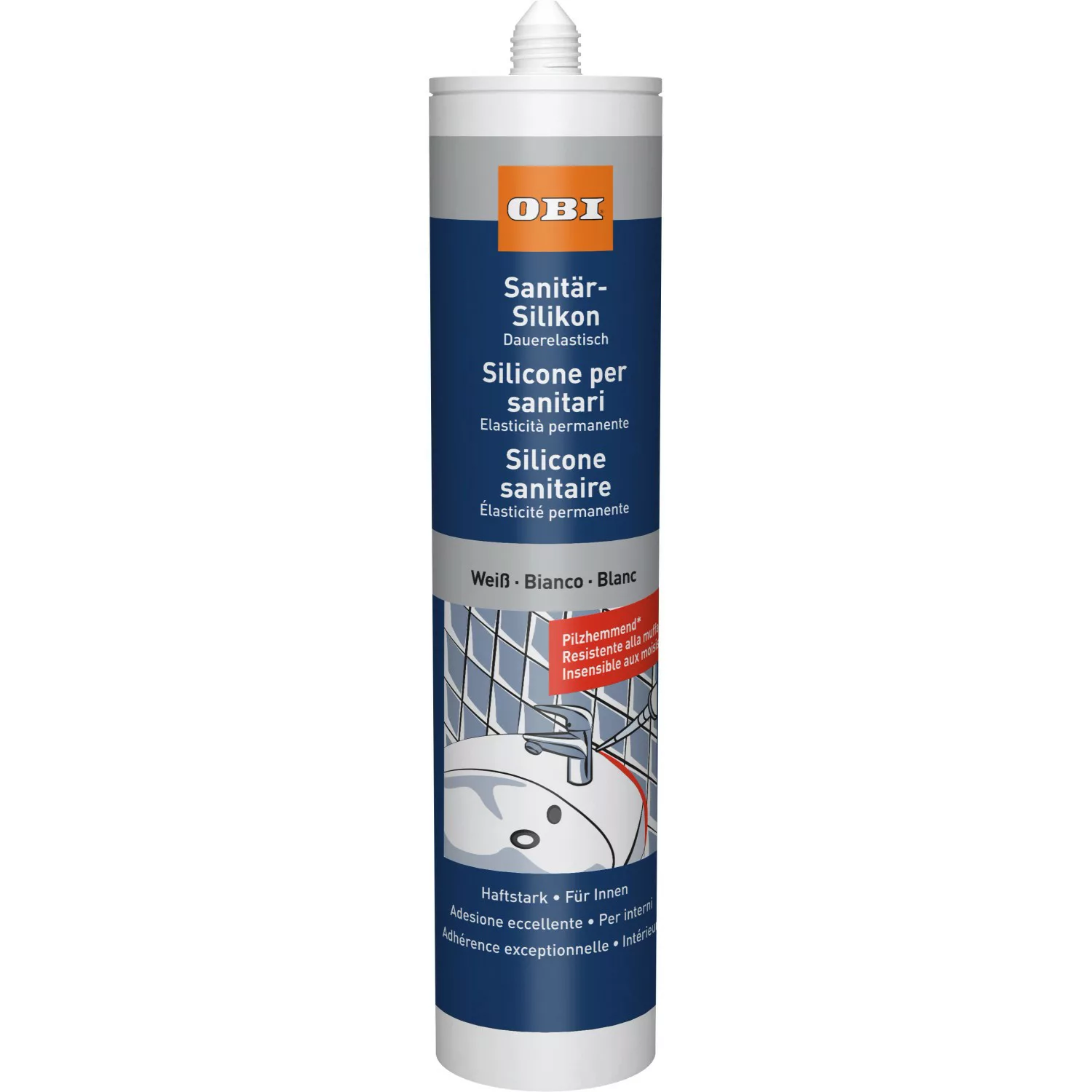 OBI Sanitär-Silikon Weiß 310 ml günstig online kaufen