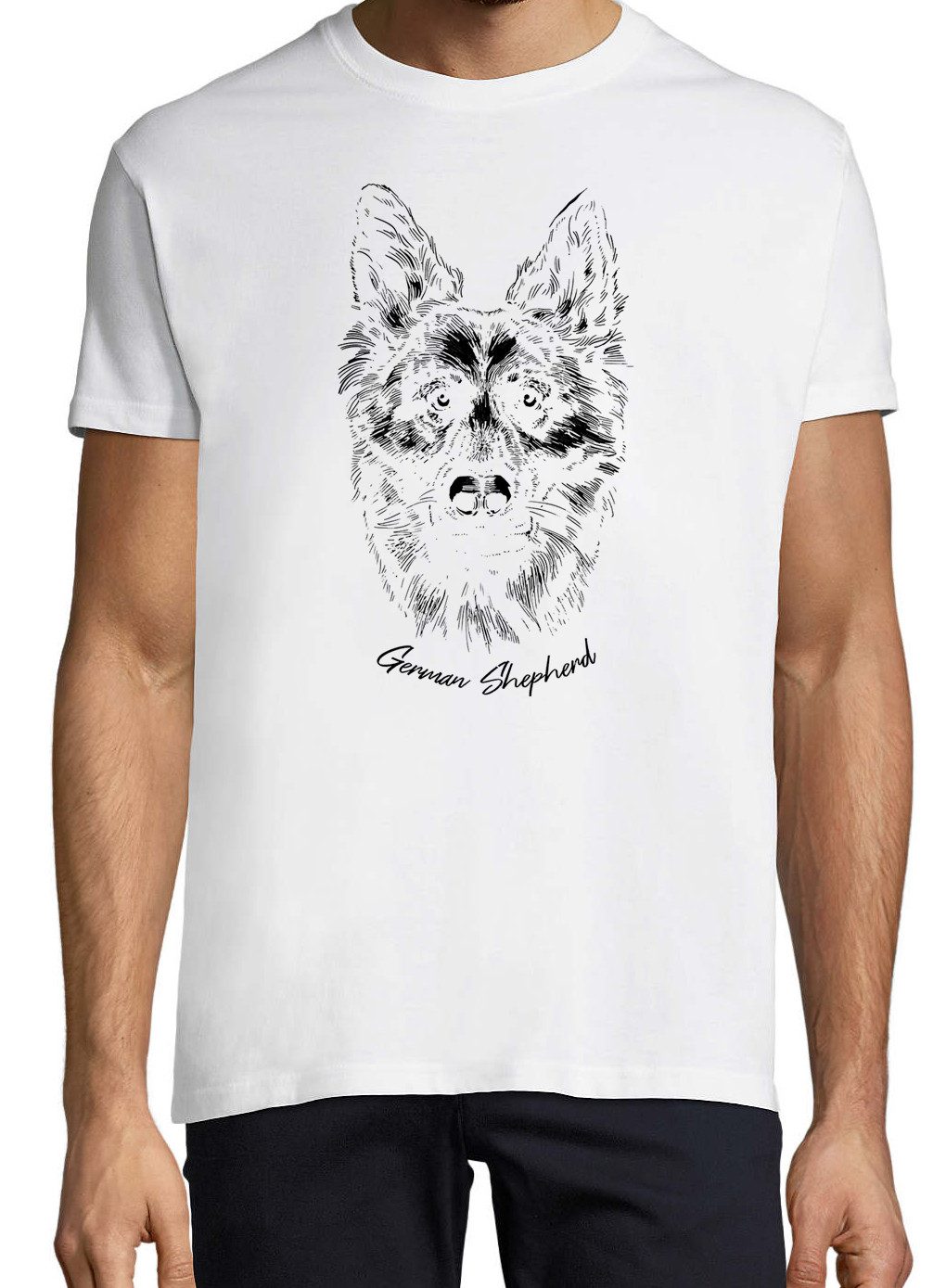 Youth Designz Print-Shirt German Shepherd Herren günstig online kaufen