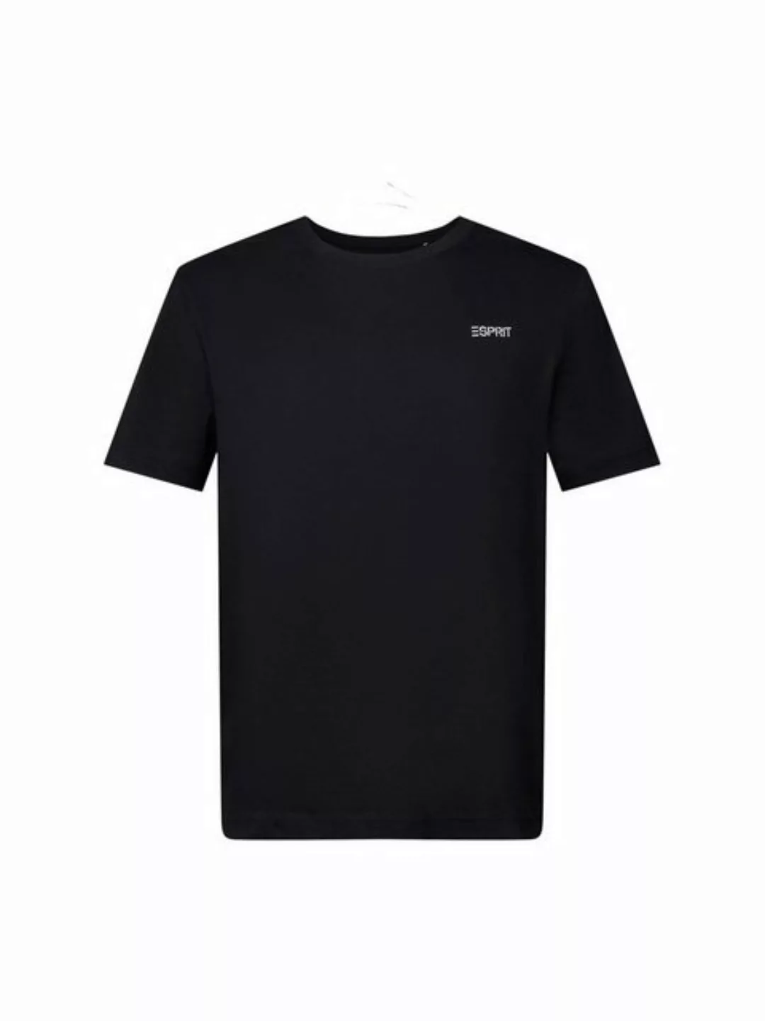 Esprit T-Shirt Baumwoll-T-Shirt mit Logo (1-tlg) günstig online kaufen