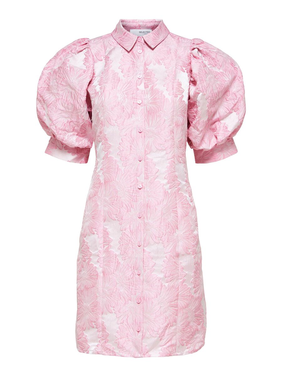 SELECTED Geblümtes Minikleid Damen Pink günstig online kaufen