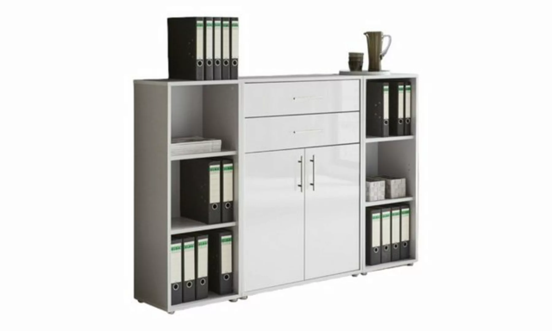 BMG Möbel Aktenschrank Tabor (Set 13, Büroschrank mit Metallgriffen) Made i günstig online kaufen