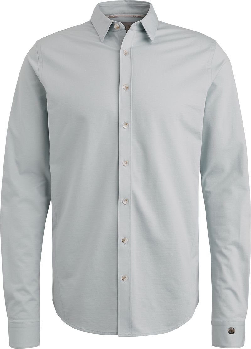 Cast Iron Hemd Twill Jersey Hellblau - Größe M günstig online kaufen