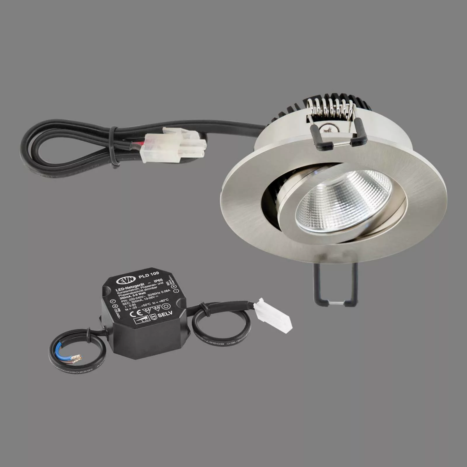 EVN Lichttechnik P-LED Deckeneinbauleuchte 3000K 230V rund eds PC20N61302 günstig online kaufen