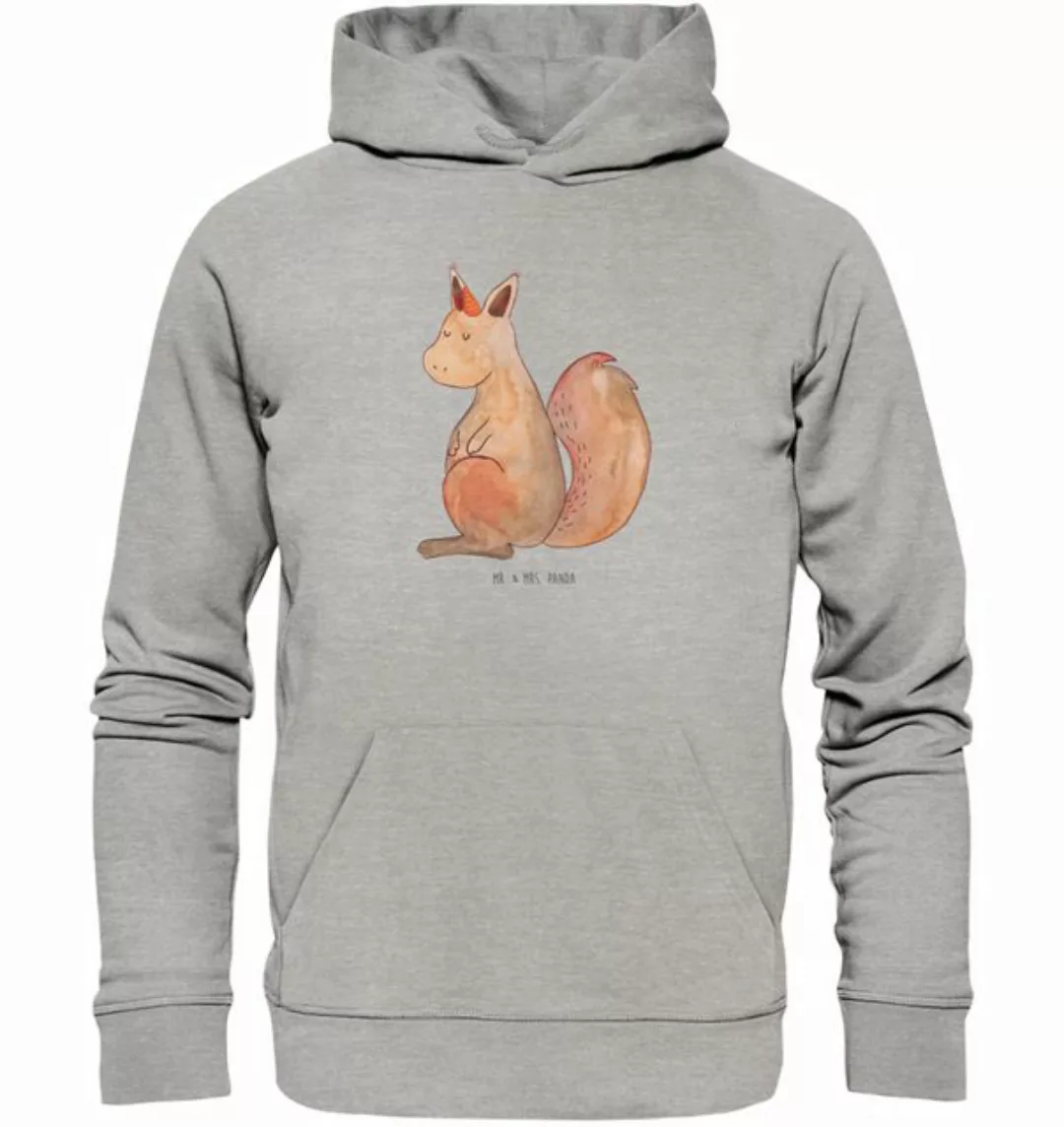 Mr. & Mrs. Panda Hoodie Einhorn Glauben Größe XL - Heather Grey - Geschenk, günstig online kaufen