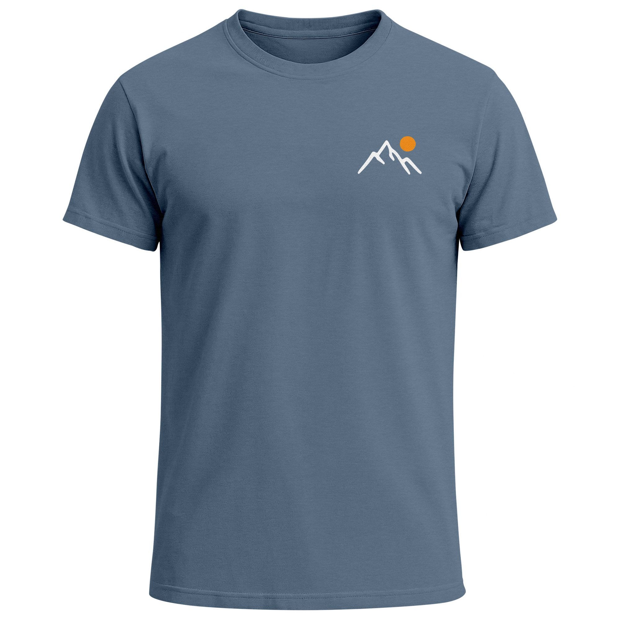Neverless Print-Shirt Herren T-Shirt mit Bergmotiv, günstig online kaufen