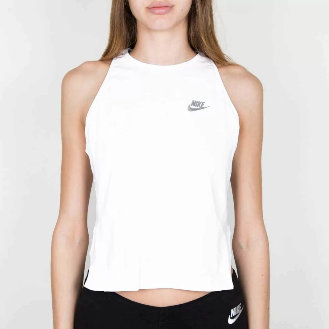 Nike Wmns Tank Crop Hologram - White / White XL günstig online kaufen