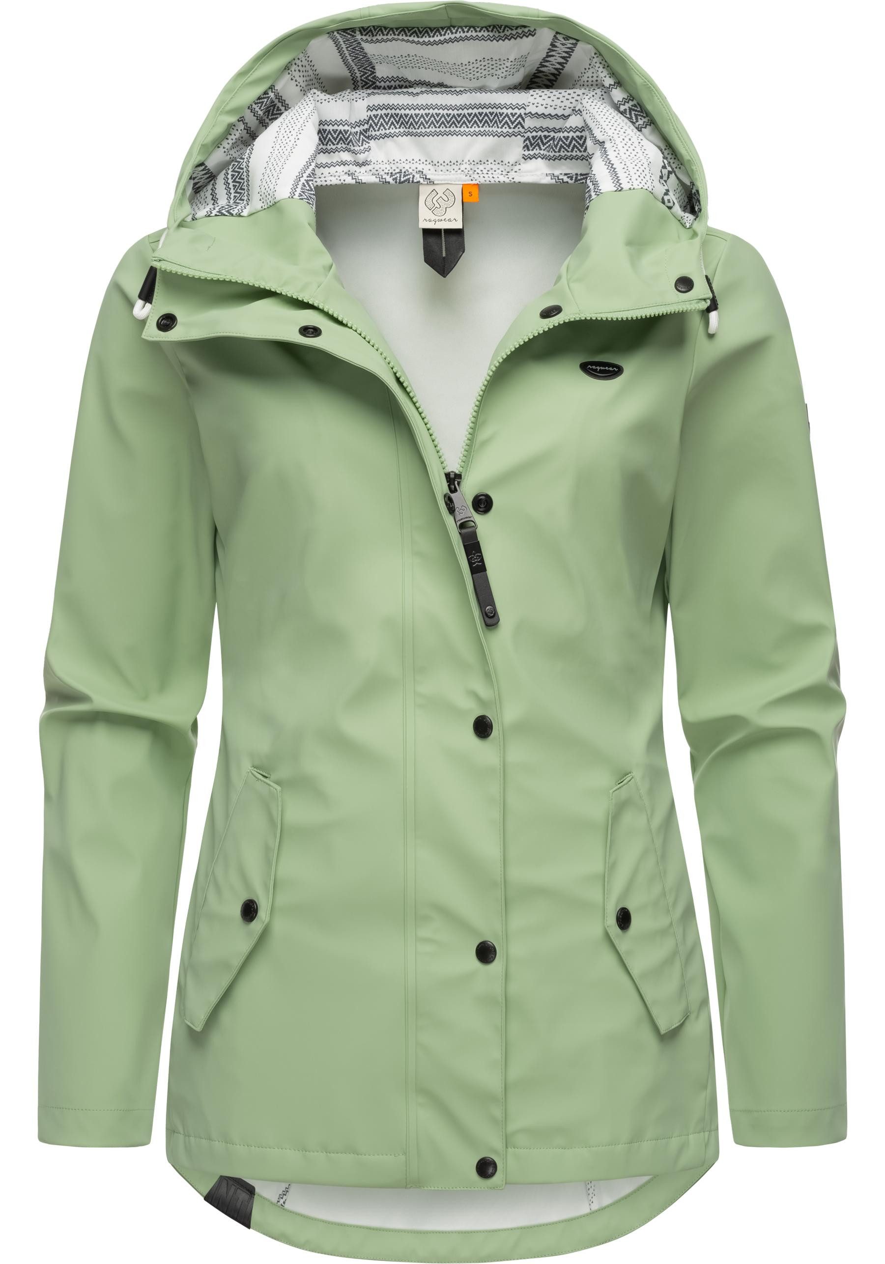 Ragwear Regenjacke "YM-Marge", mit Kapuze, stylische Übergangsjacke mit gro günstig online kaufen