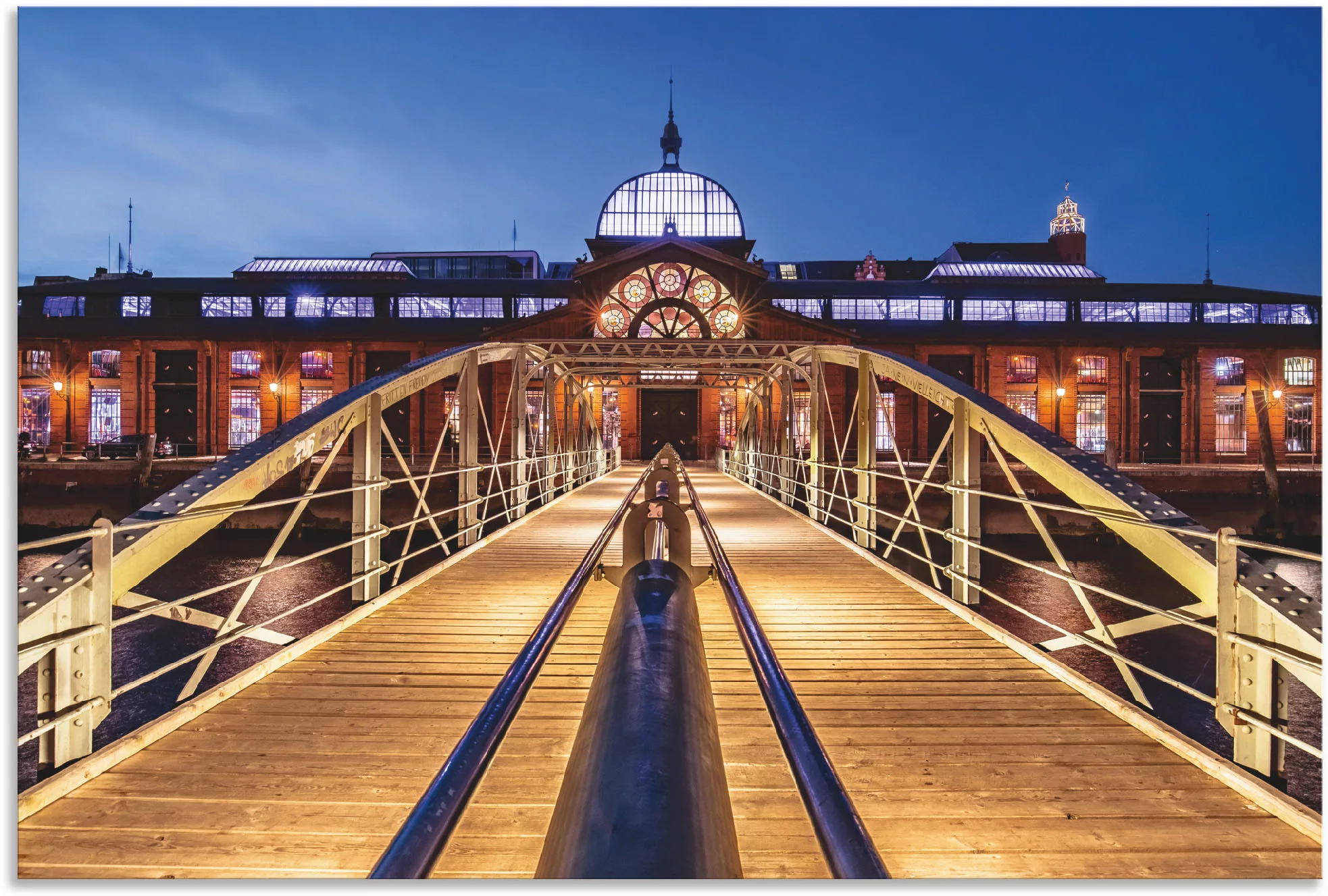 Artland Wandbild »Fischmarkt Hamburg«, Hamburg, (1 St.), als Alubild, Outdo günstig online kaufen