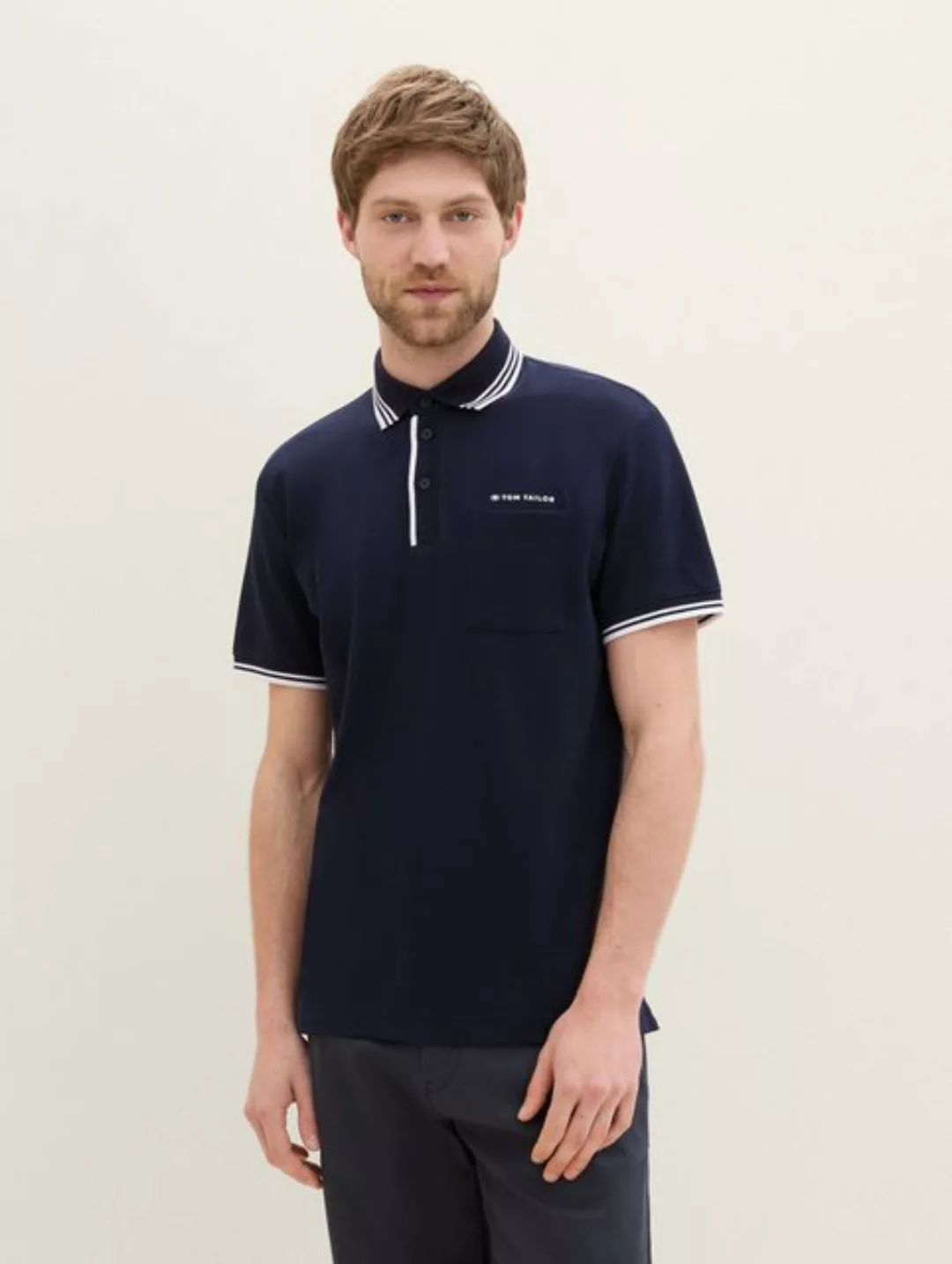 TOM TAILOR Poloshirt Poloshirt mit Brusttasche günstig online kaufen