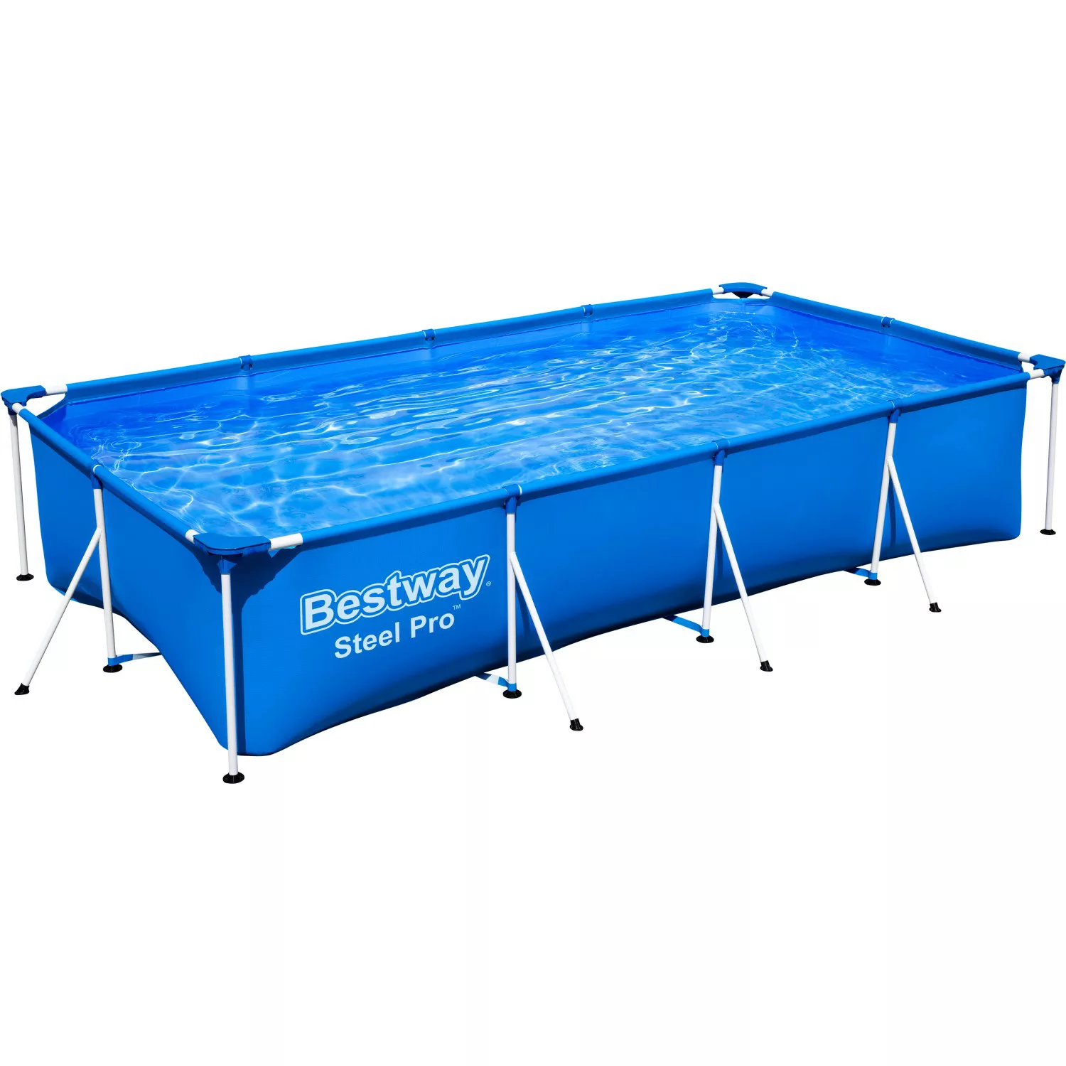 Bestway Framepool "Steel Pro™", Frame Pool ohne Pumpe 400x211x81 cm, dunkel günstig online kaufen