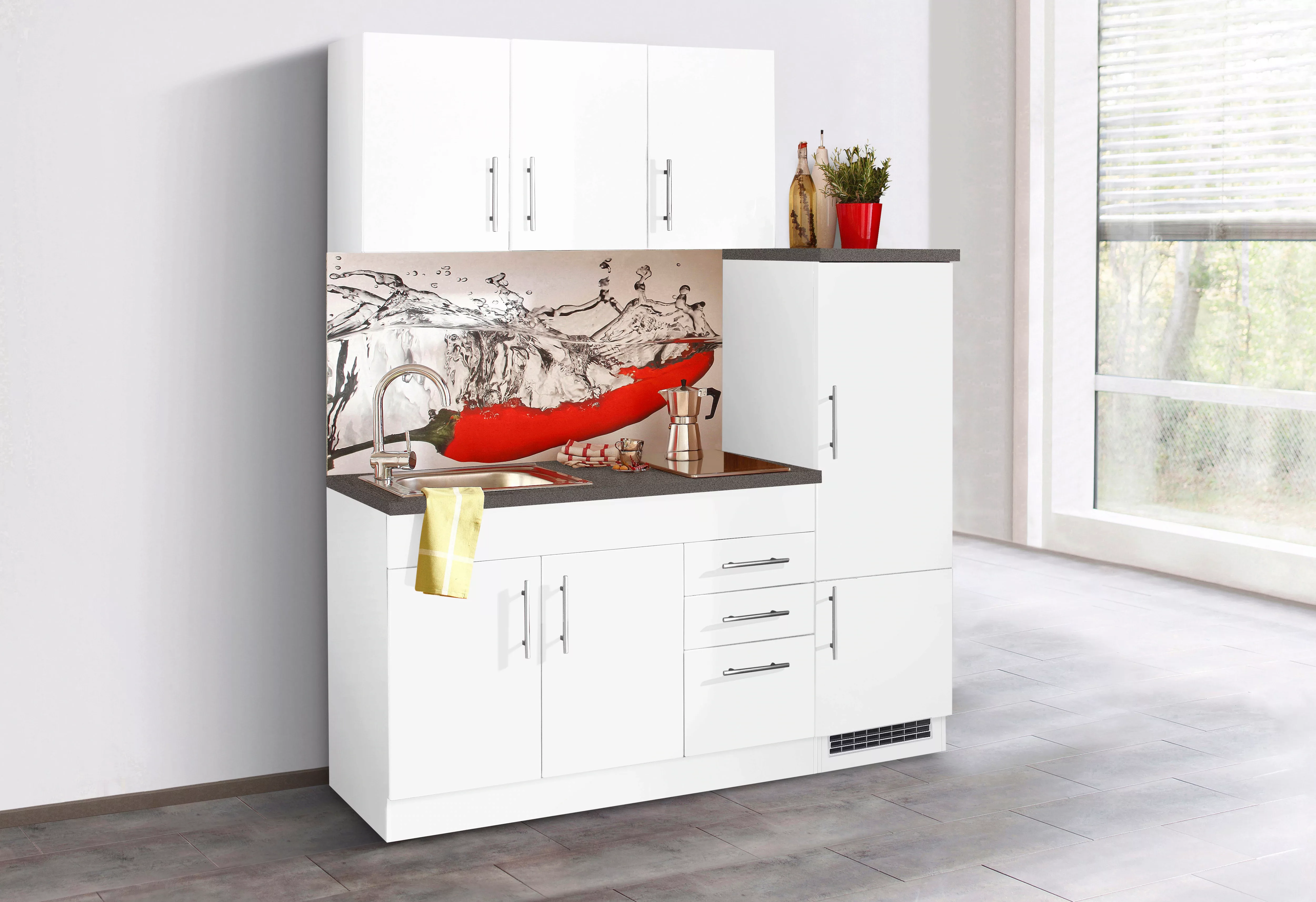 HELD MÖBEL Küchenzeile "Toledo", mit E-Geräten, Breite 180 cm günstig online kaufen