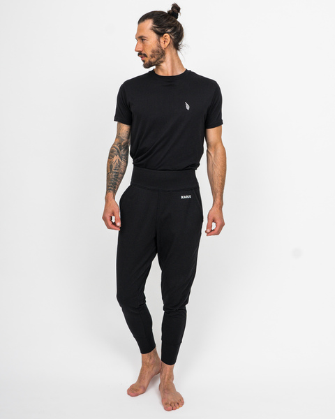 Yoga Outfit All Blacks Classic | Ikarus Hose + T-shirt günstig online kaufen
