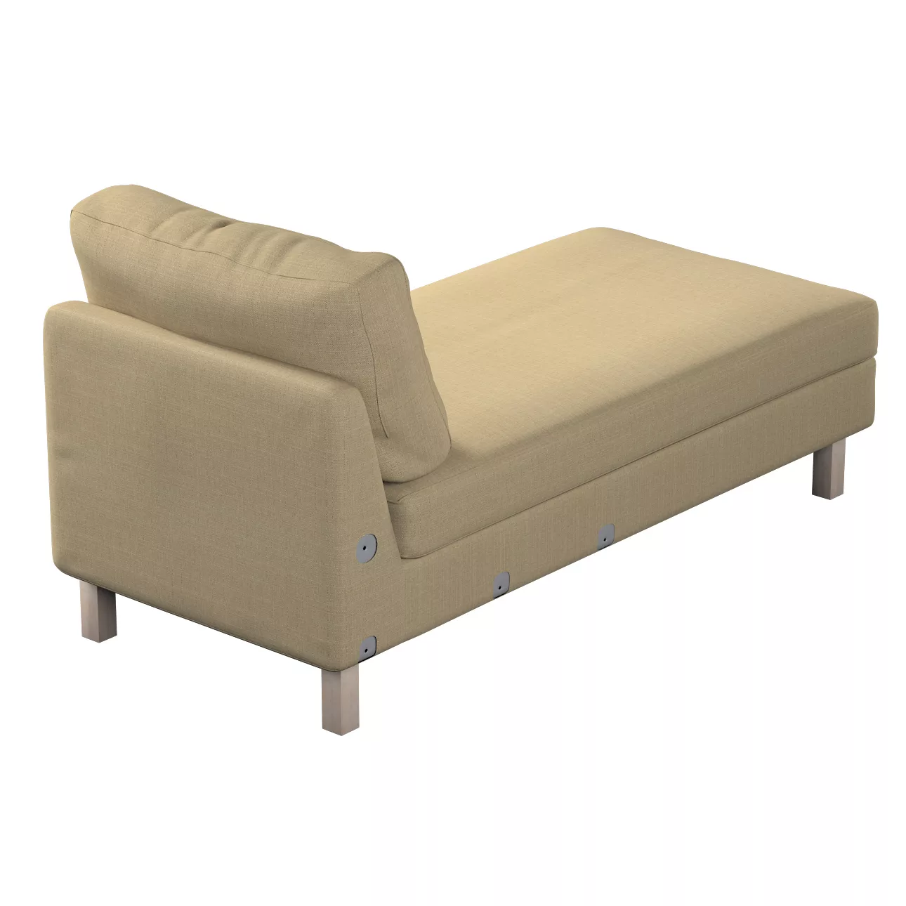 Bezug für Karlstad Recamiere Zustellsofa, kurz, dunkelbeige, Bezug für Karl günstig online kaufen